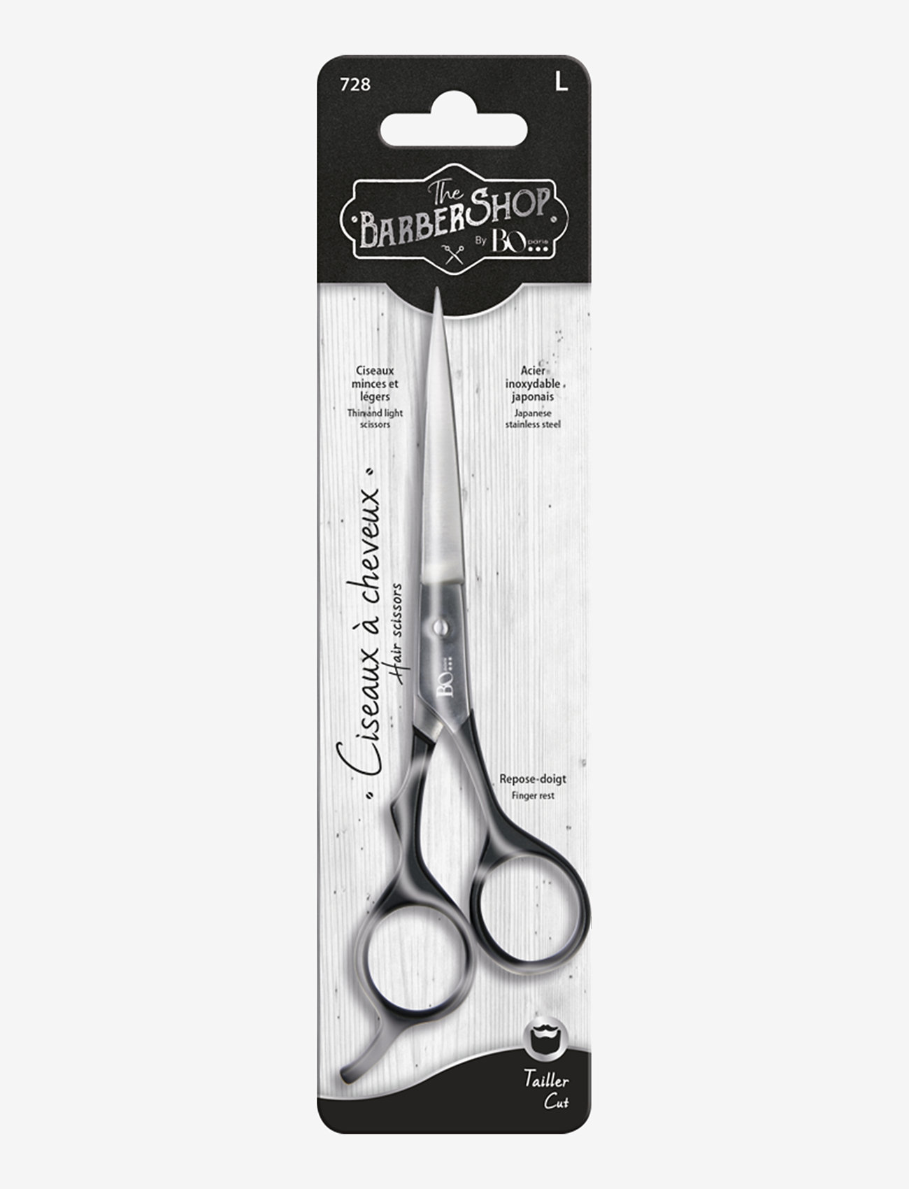  BO Paris - Hair scissors men - hårvård - clear - 0
