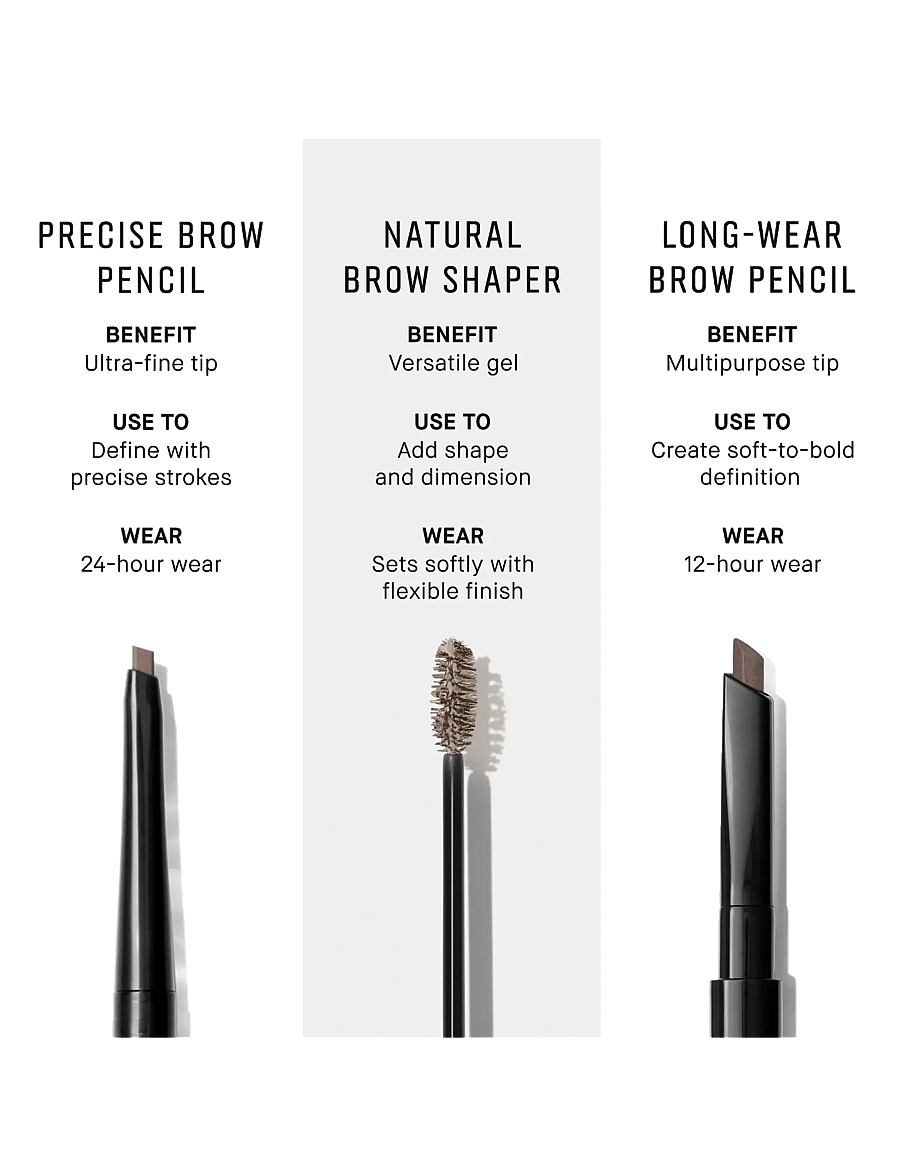 Bobbi Brown - Long-Wear Brow Pencil Refill - Ögon & bryn - black brown - 5