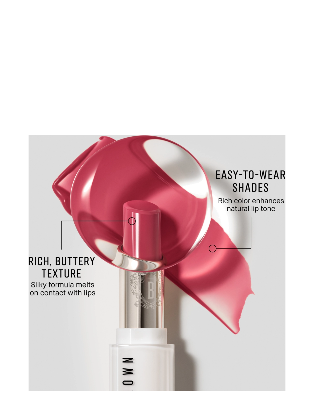 Bobbi Brown - Extra Color Shine Lipstick - smink - nude buff - 2