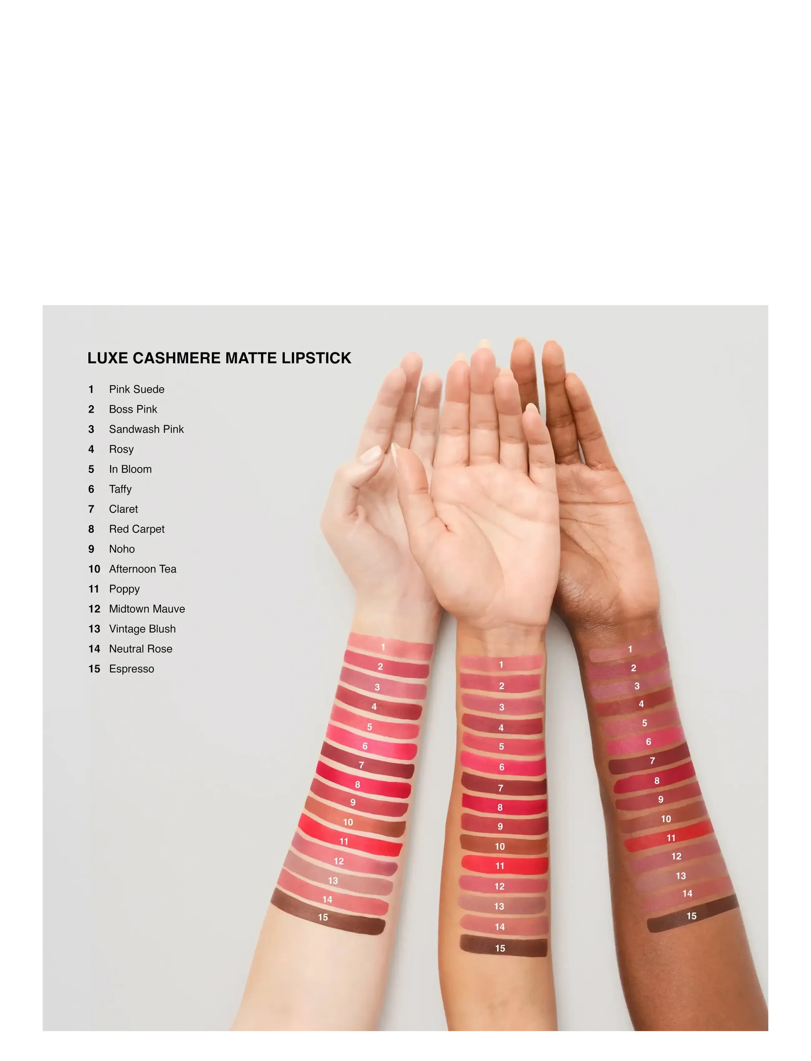 Luxe Cashmere Matte Lipstick 6