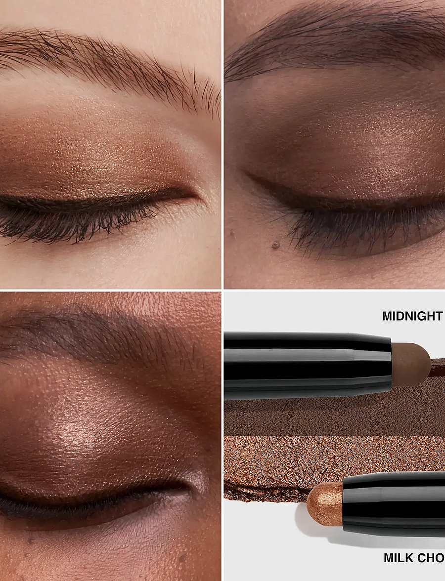 Bobbi Brown - Bobbi Brown Dual-Ended Long-Wear Cream Shadow Stick - förðunarvörur - milk chocolate/midnight brown - 0
