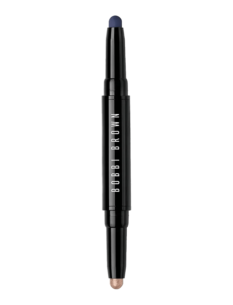 Bobbi Brown - Bobbi Brown Dual-Ended Long-Wear Cream Shadow Stick - förðunarvörur - silk/rich navy - 1