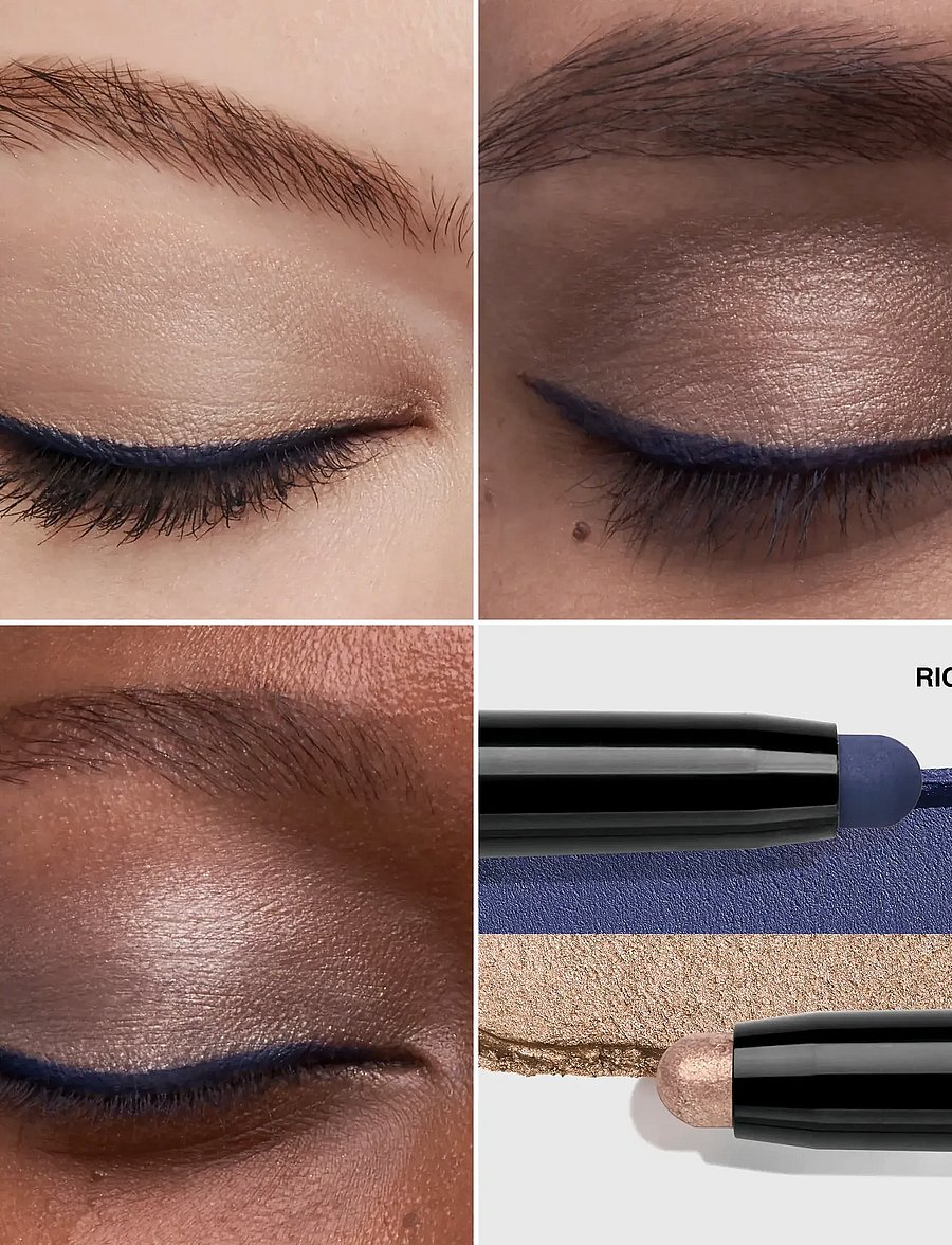 Bobbi Brown - Bobbi Brown Dual-Ended Long-Wear Cream Shadow Stick - förðunarvörur - silk/rich navy - 0