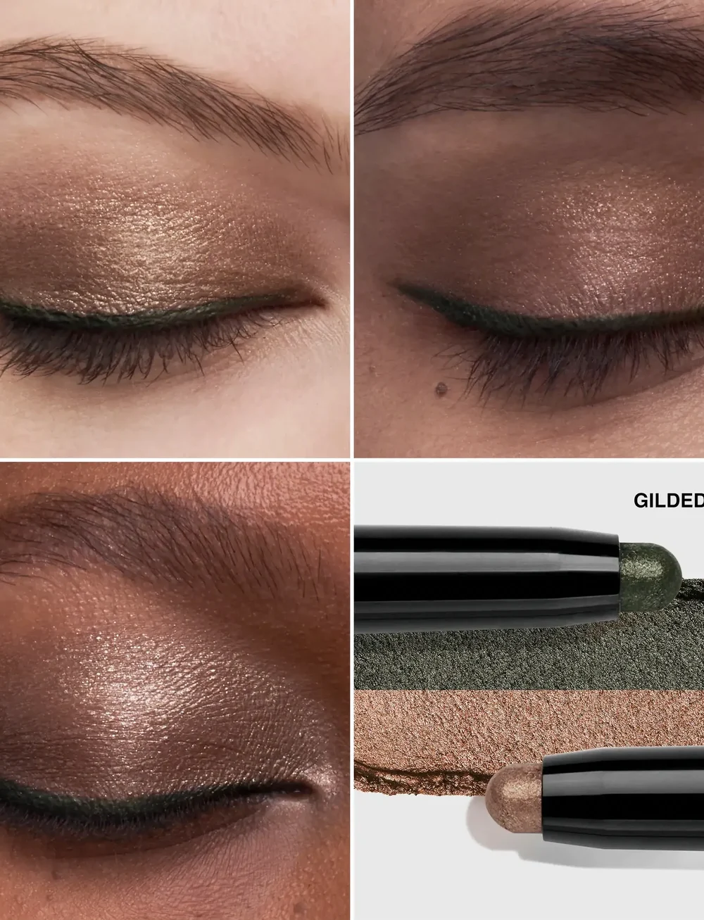 Bobbi Brown - Dual-Ended Long-Wear Cream Shadow Stick - makeup - cafe/gilded green - 0