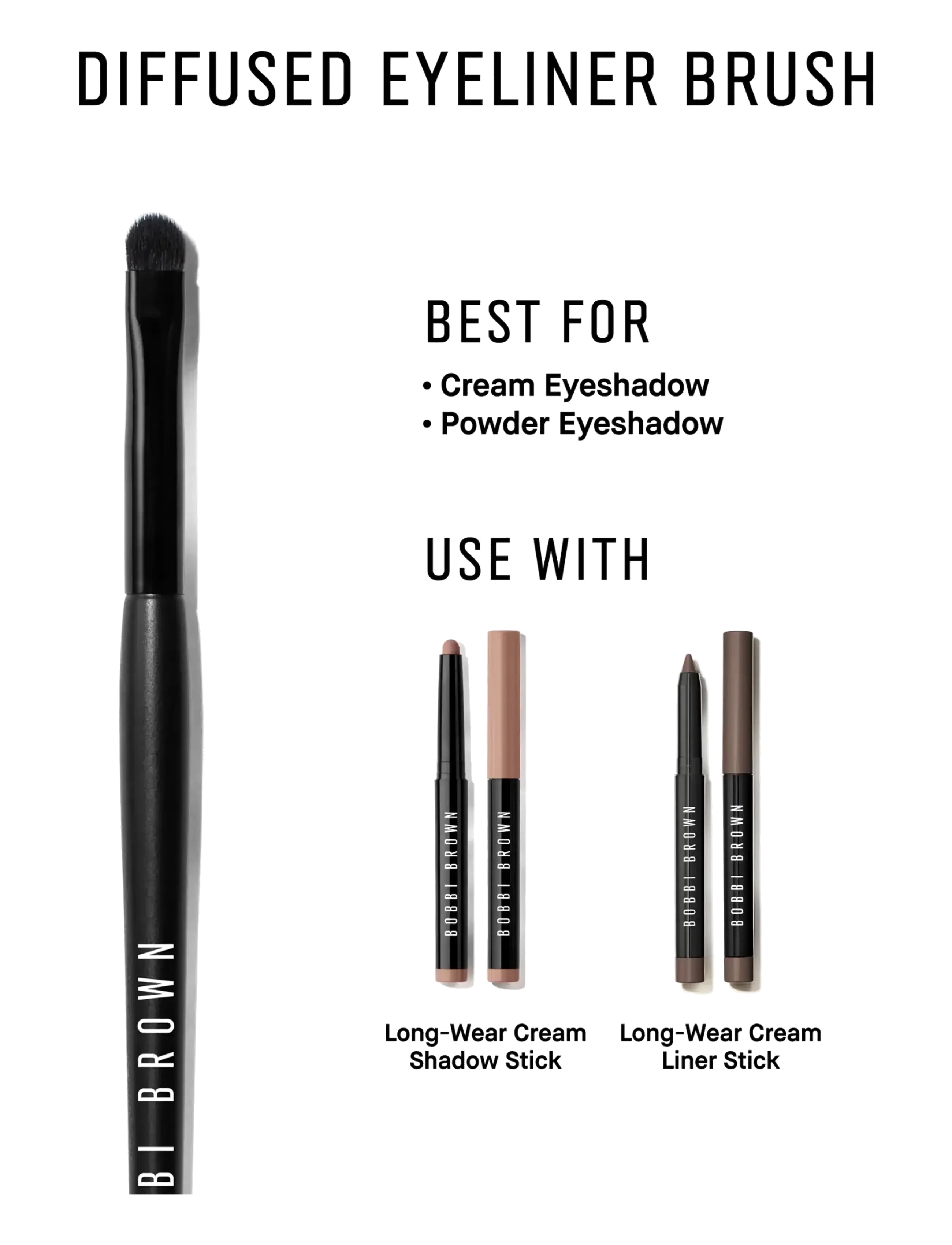 Bobbi Brown - Diffused Eye Liner Brush - makeup - no color - 1