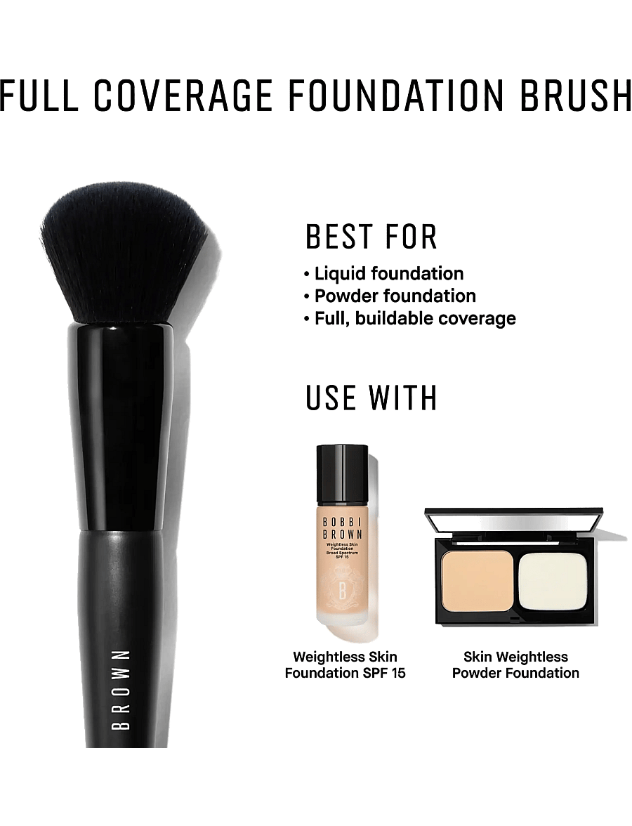 Bobbi Brown - Full Coverage Foundation Brush - smink - no color - 1