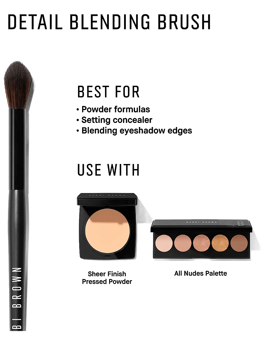 Bobbi Brown - Detail Blending Brush - förðunarvörur - no color - 1
