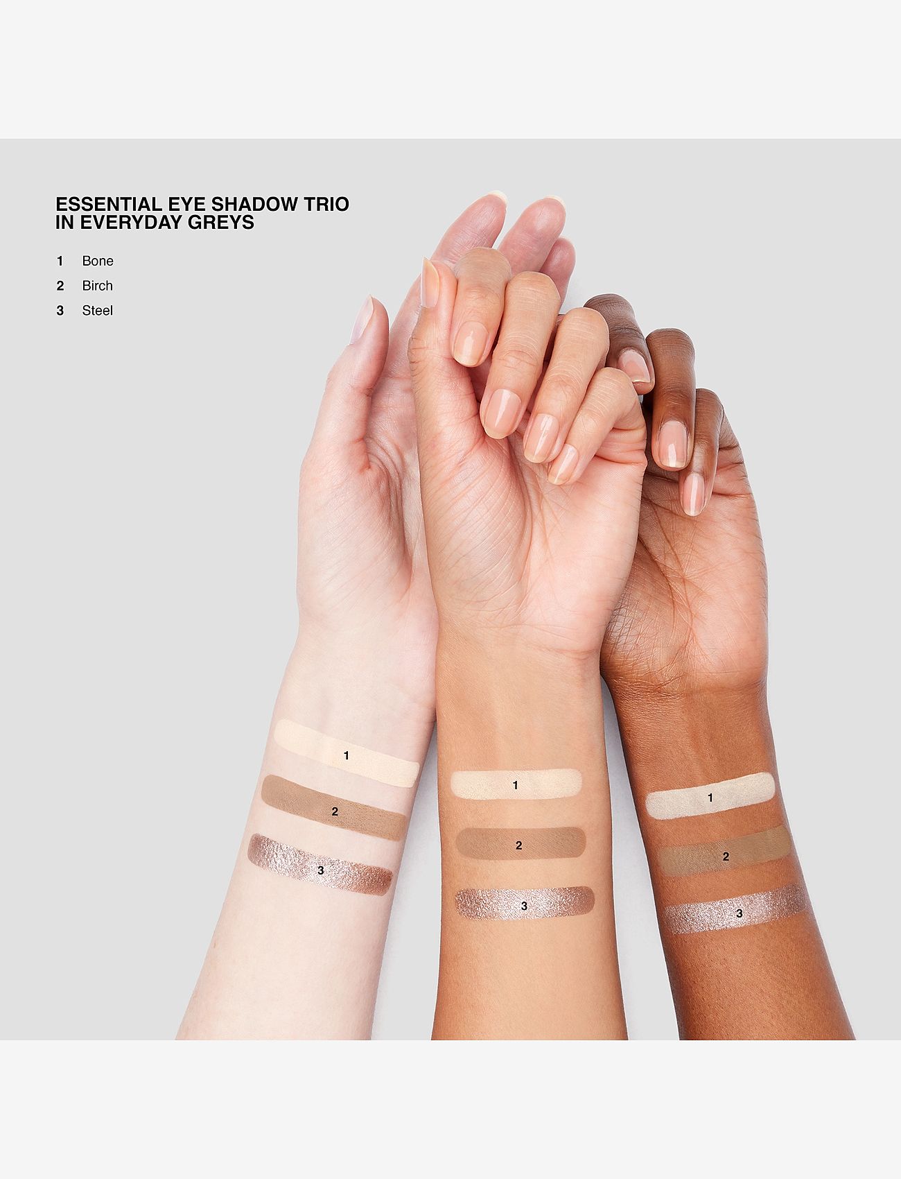 Bobbi Brown - Essential Eyeshadow Trio - makeup - everyday greys - 4