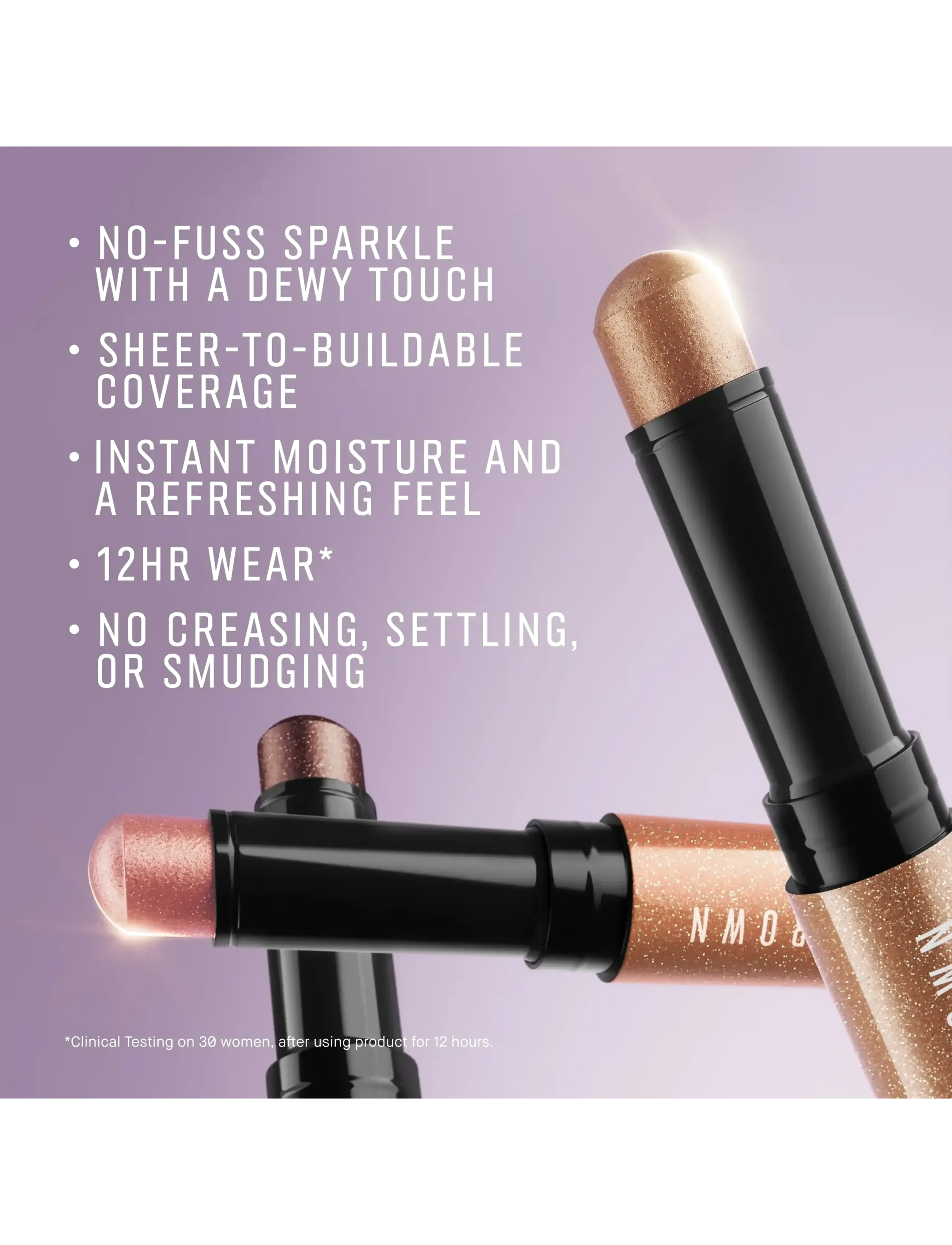 Bobbi Brown - Crystal Eyes Shadow Stick - smink - brilliant violet - 2