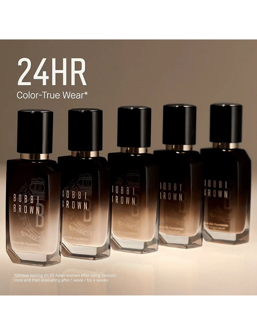 Bobbi Brown - Serum Silk Foundation - förðunarvörur - chestnut - 4