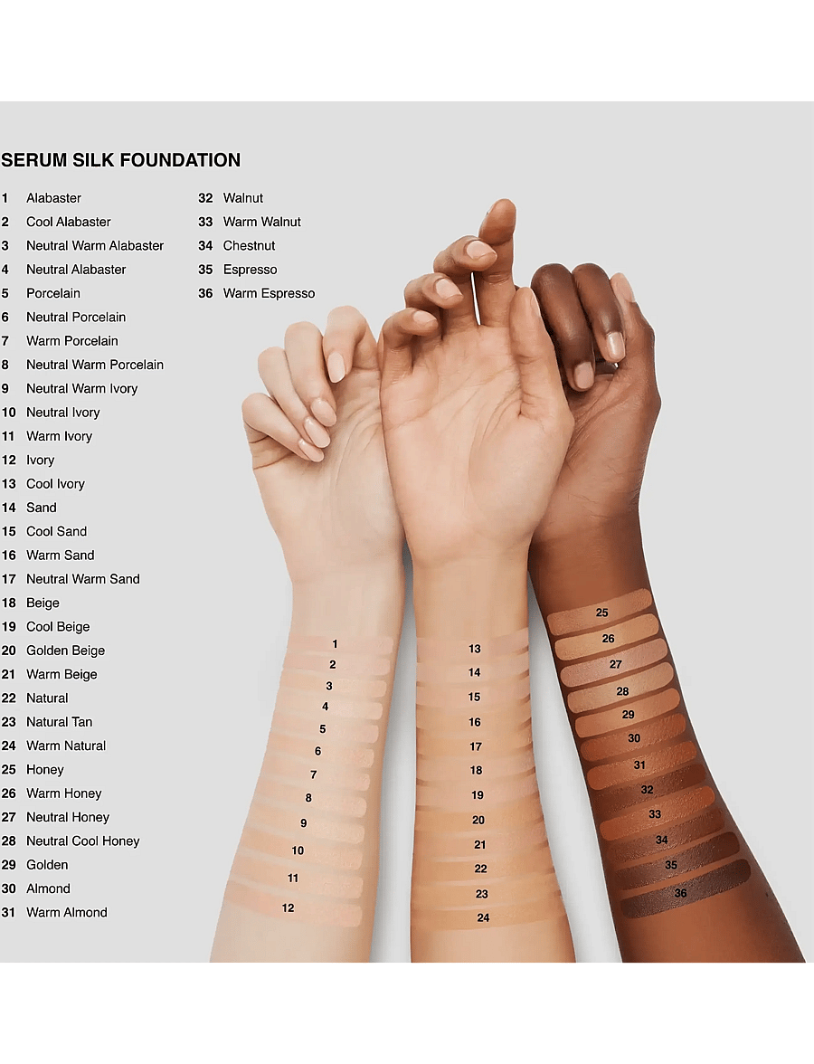 Bobbi Brown - Serum Silk Foundation - förðunarvörur - chestnut - 5