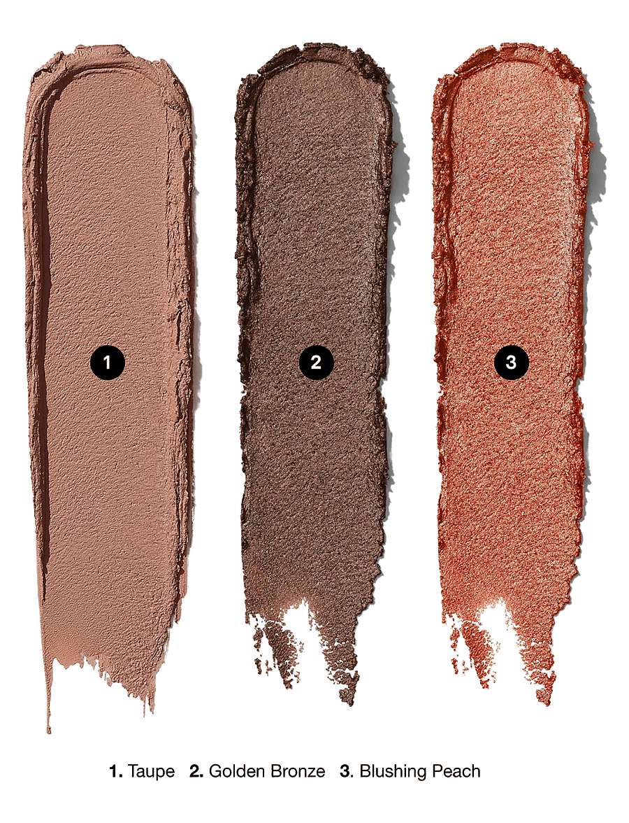 Bobbi Brown - Long Wear Cream Shadow Stick Trio - makeup - blushing peach / golden bronze / taupe - 1