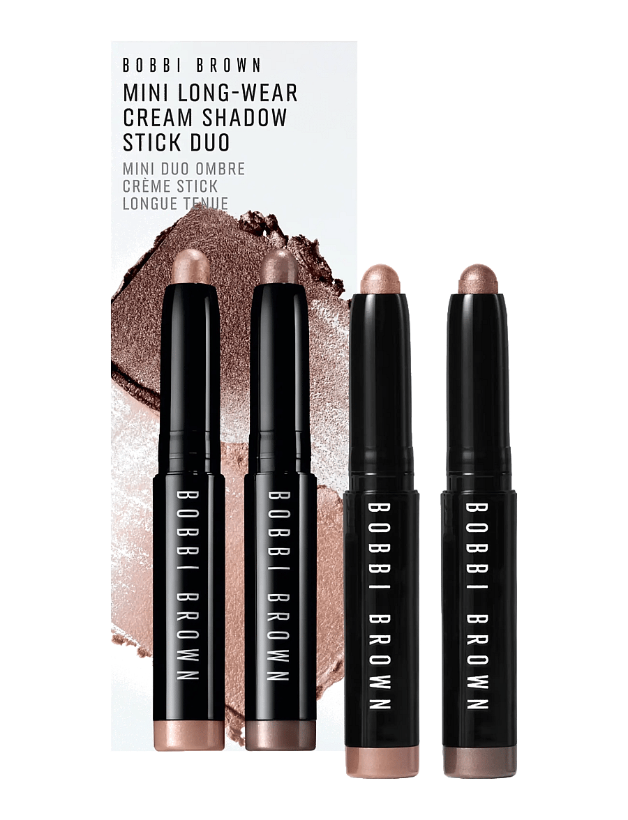 Bobbi Brown - Mini Long-Wear Cream Shadow Stick Duo - smink - golden pink / smokey topaz - 0