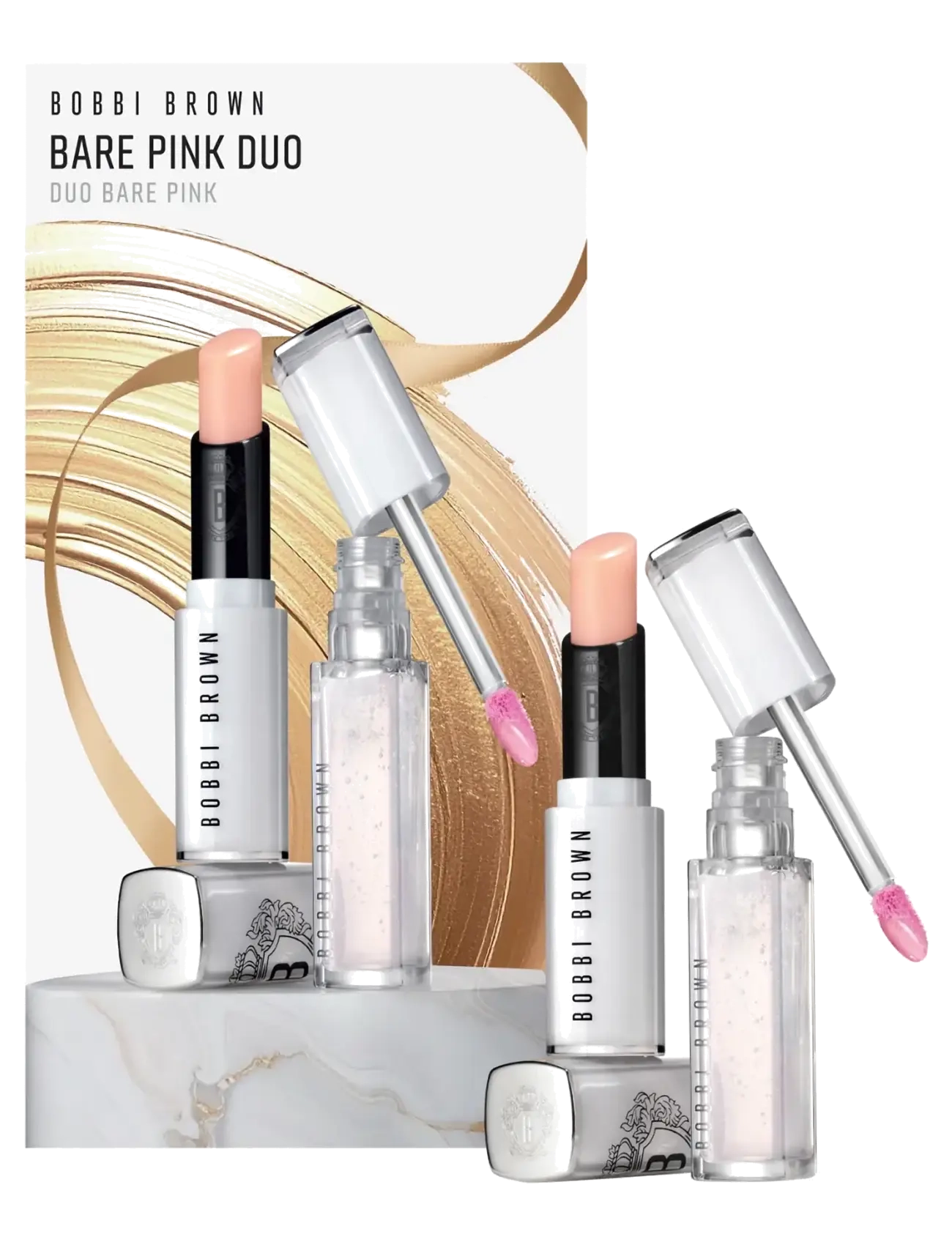 Bobbi Brown Bare Pink Lip Duo - Köp efter pris - BARE PINK / clear