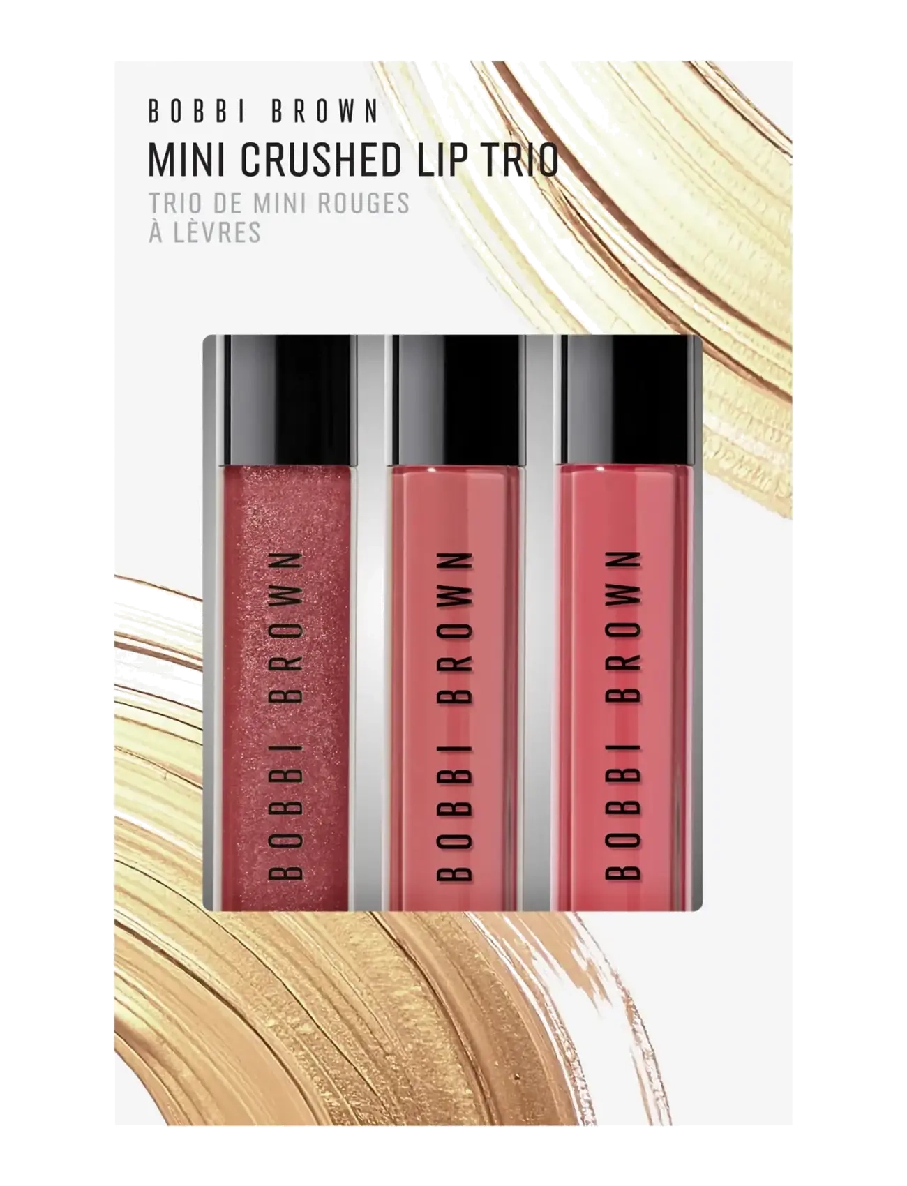 Bobbi Brown Mini Crushed Lip Trio Berry & Bright - Gavesæt - BERRY & BRIGHT / pink/rose