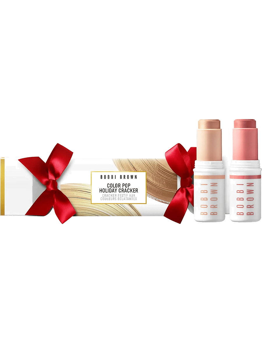 Bobbi Brown - Highlighter & Blush Stick Duo Color Pop Holiday Cracker - förðunarvörur - morning dew / flirty peach - 0