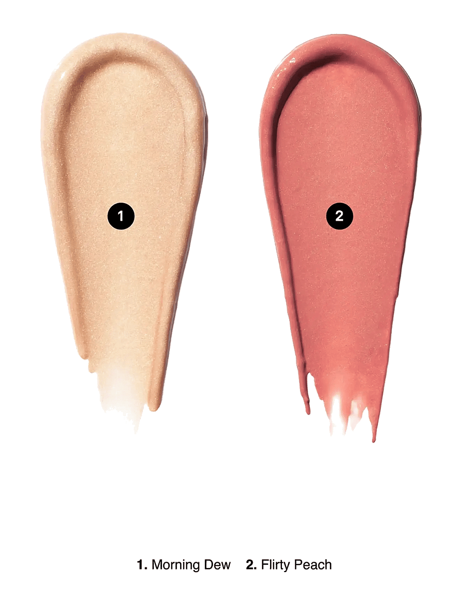 Bobbi Brown - Highlighter & Blush Stick Duo Color Pop Holiday Cracker - förðunarvörur - morning dew / flirty peach - 1