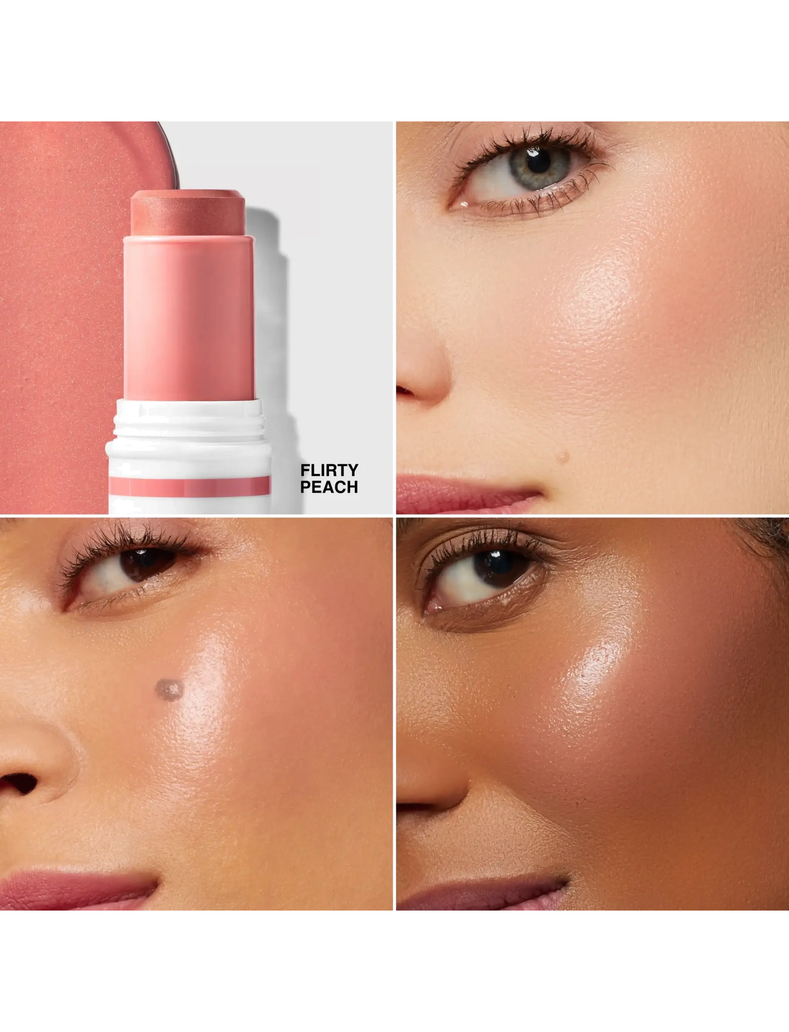 Bobbi Brown - Highlighter & Blush Stick Duo Color Pop Holiday Cracker - makeup - morning dew / flirty peach - 3