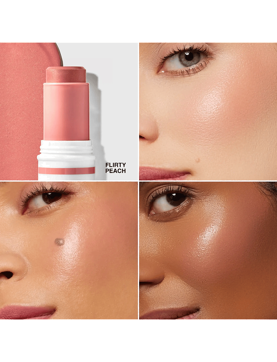 Bobbi Brown - Highlighter & Blush Stick Duo Color Pop Holiday Cracker - förðunarvörur - morning dew / flirty peach - 3