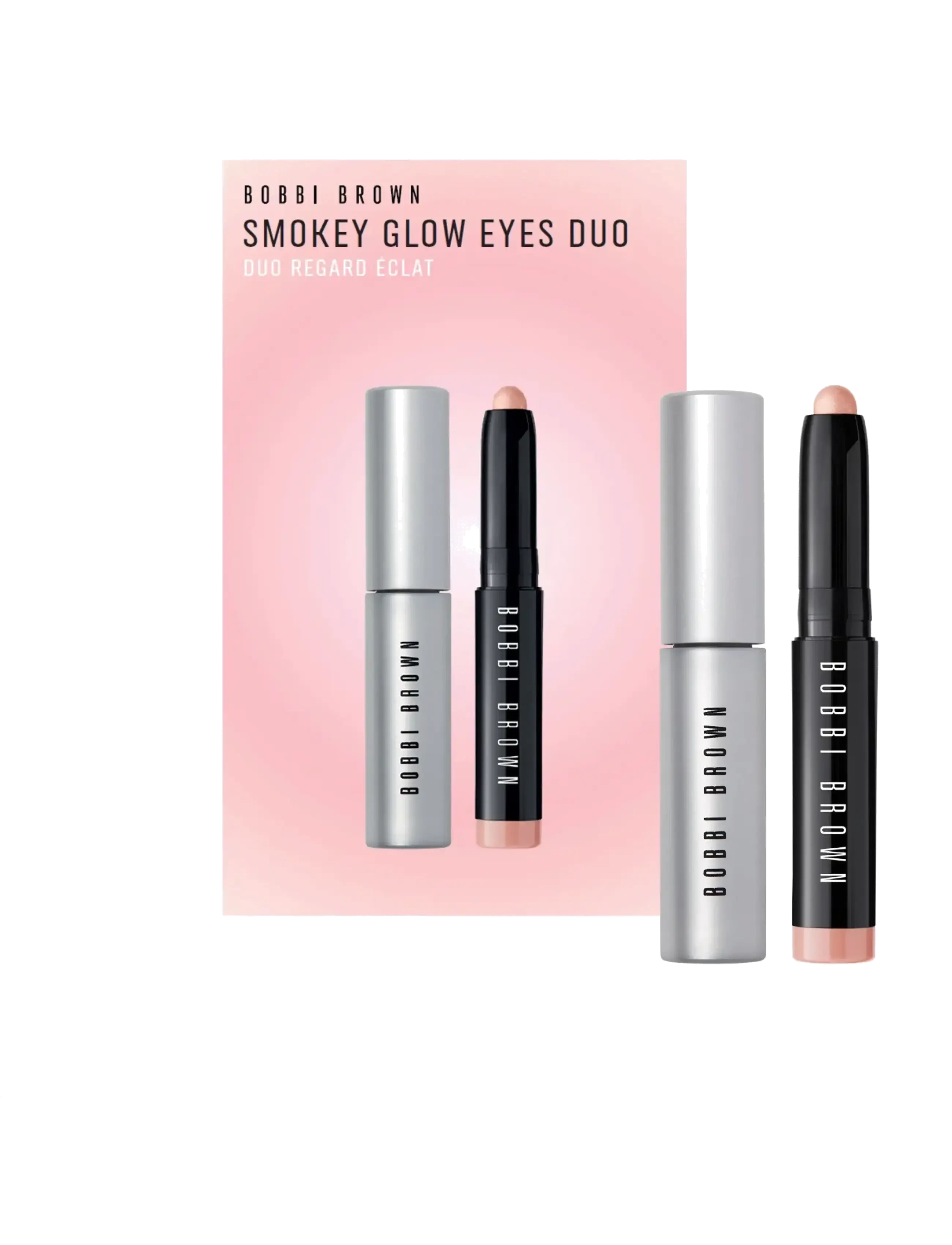 Bobbi Brown Dramatic Eyes Set - Ripsiväri - GOLDEN PINK / BLACK / clear