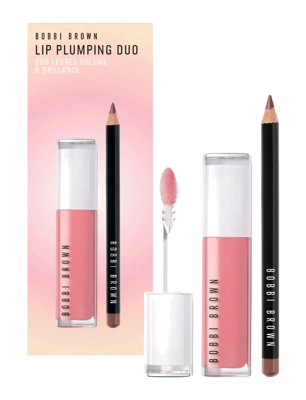 Bobbi Brown Plump Lips Set - Læbeprodukter - BARE ROSE / PALE MAUVE / pink/rose