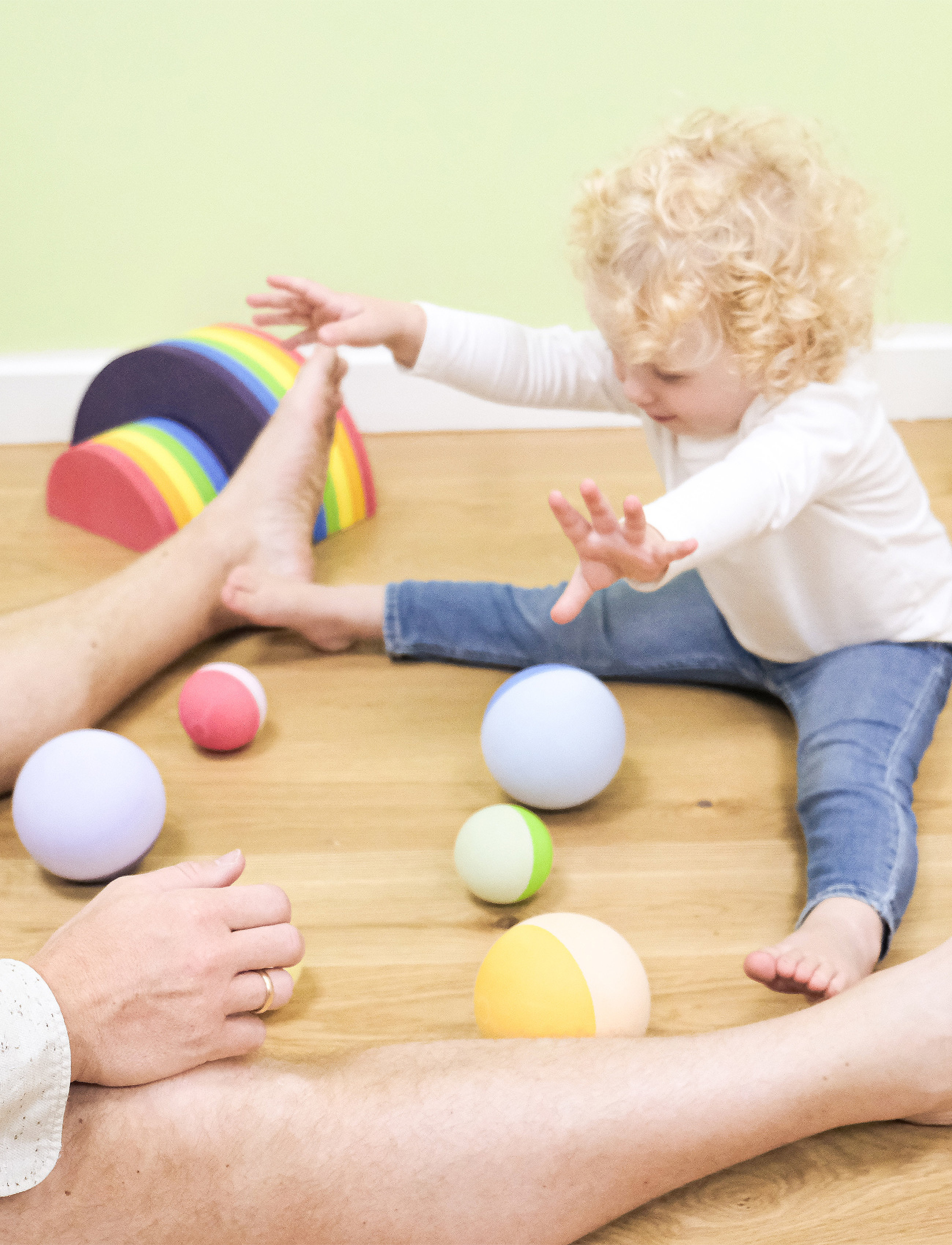 bObles - Foamball - set of 6 - rainbow - 2