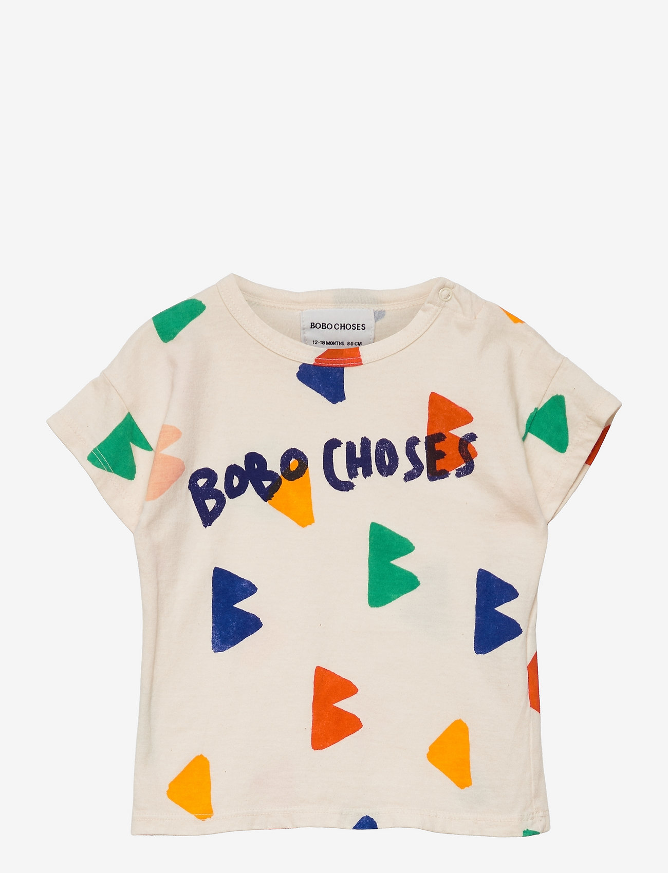 Bobo Choses - B.C all over short sleeve T-shirt - offwhite - 0