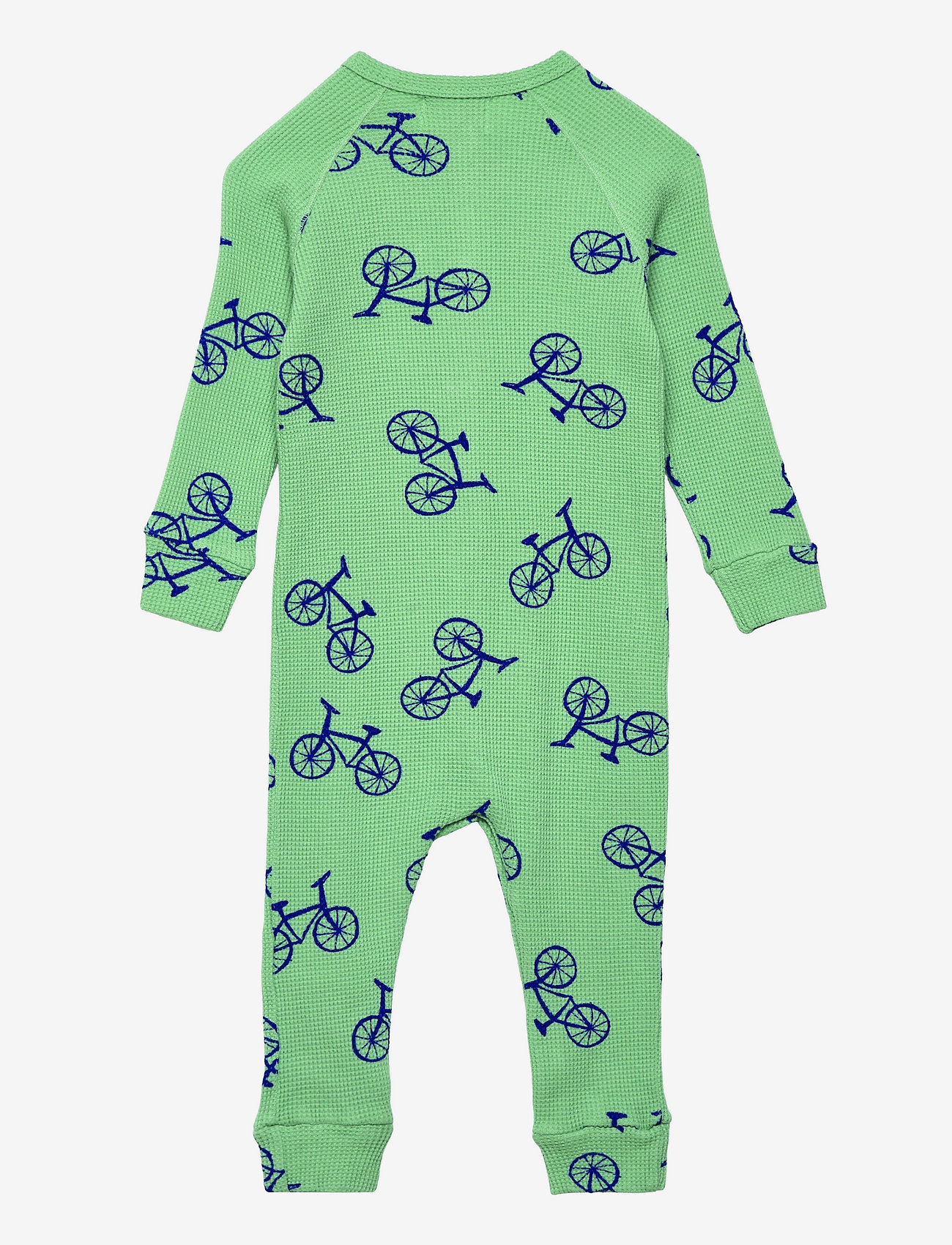 Bobo Choses - Bicycle all over long sleeve overall - jade green - 1