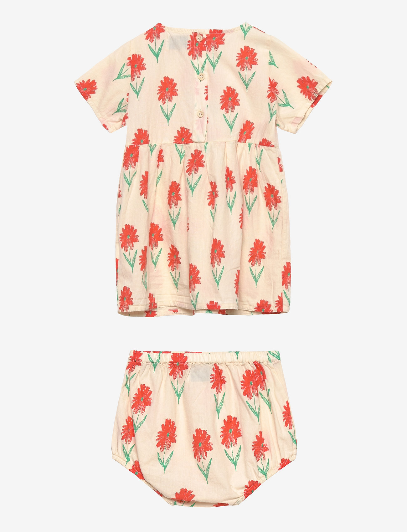 Bobo Choses - Petunia all over woven dress pack - offwhite - 1