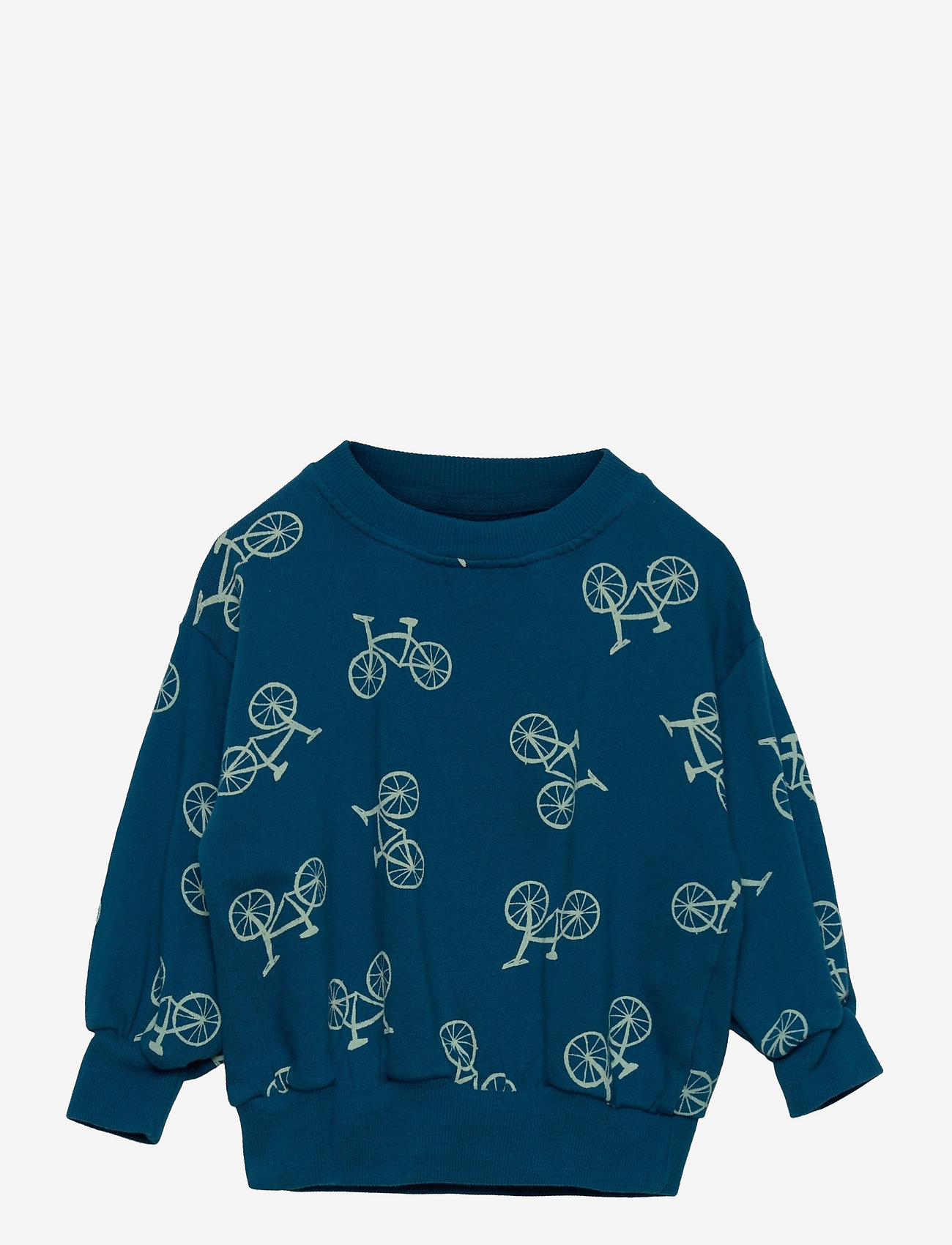Bobo Choses - Bicycle all over sweatshirt - prussian blue - 0