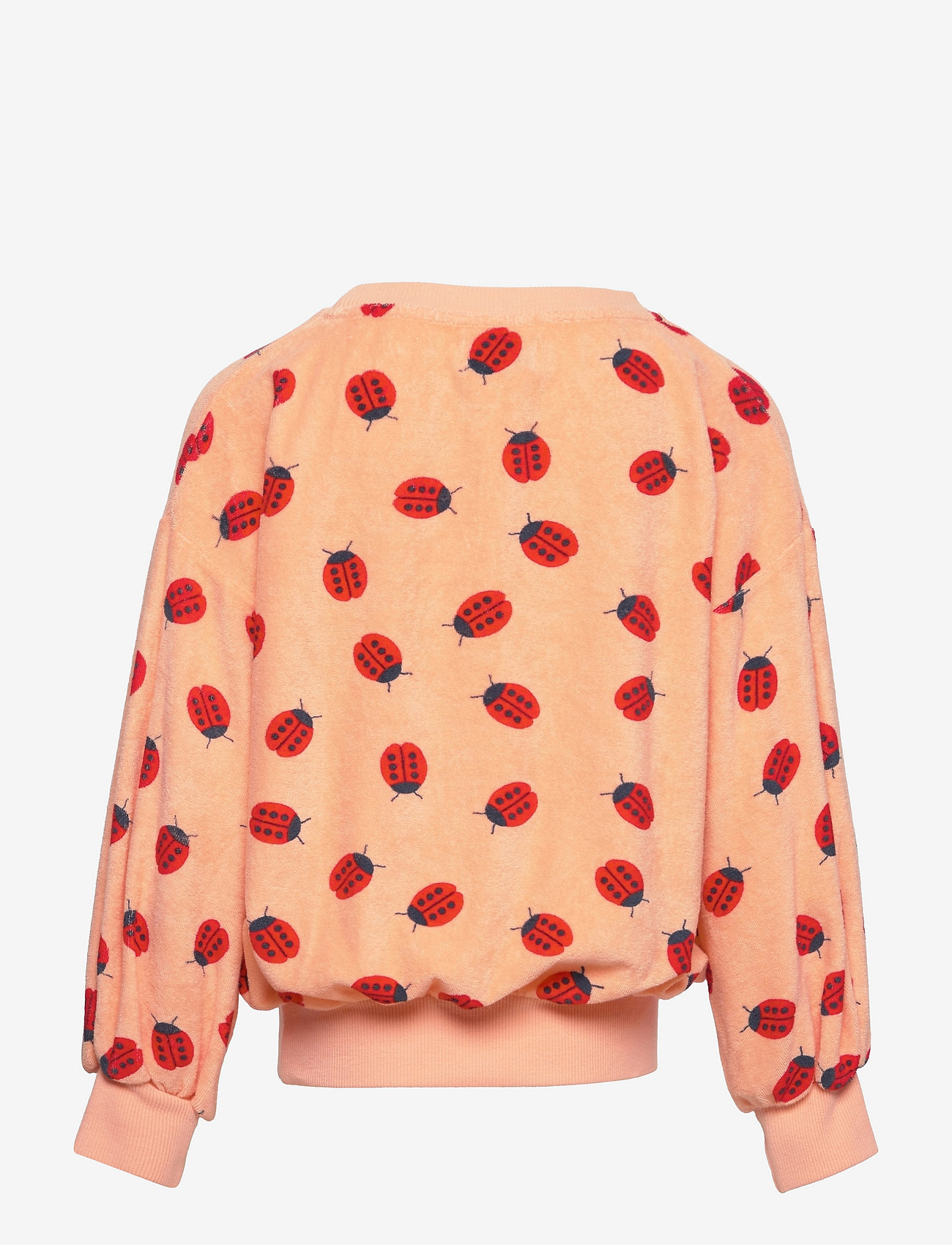 Bobo Choses - Ladybug all over terry sweatshirt - beige - 1