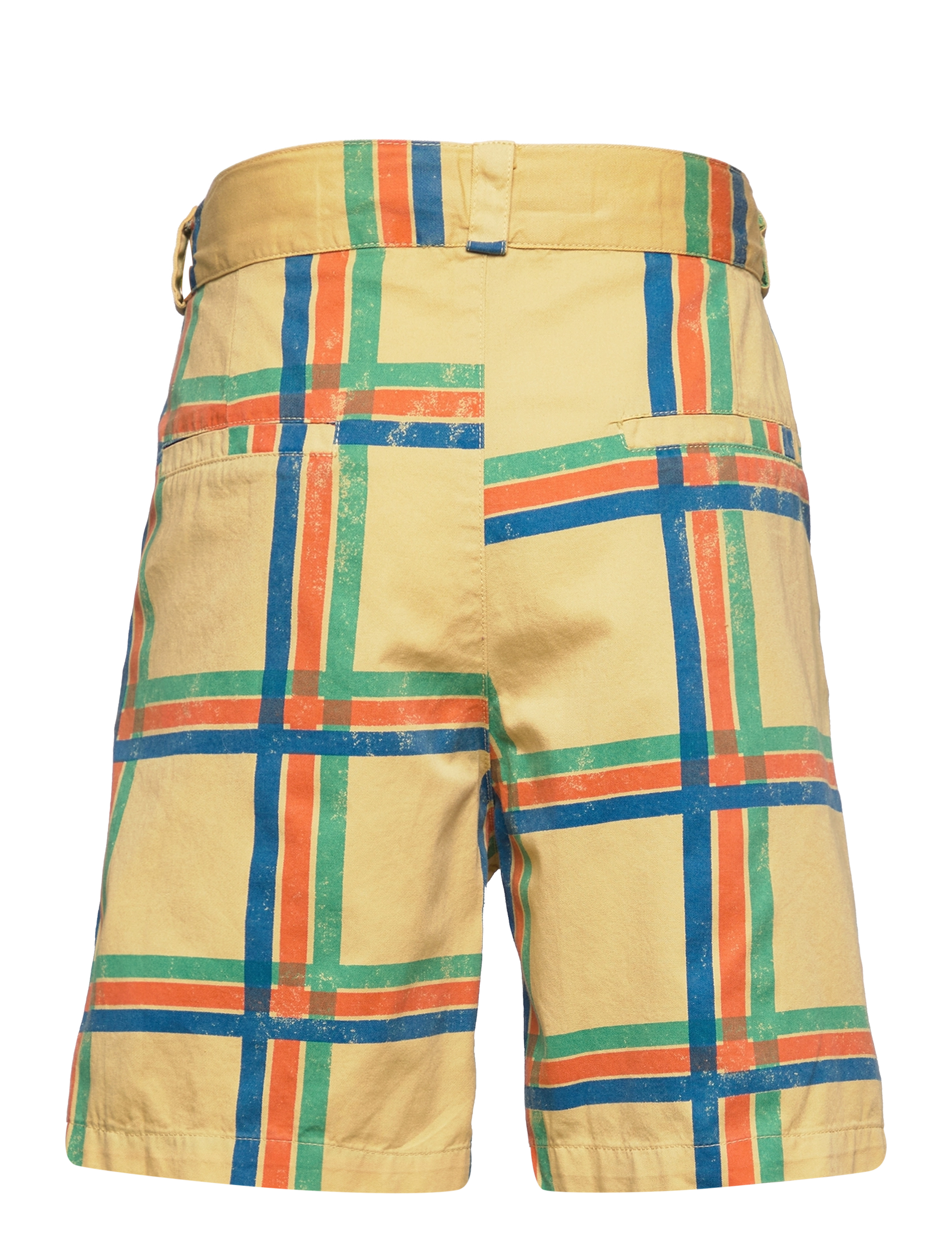 Bobo Choses - Square woven bermuda shorts - yellow - 1