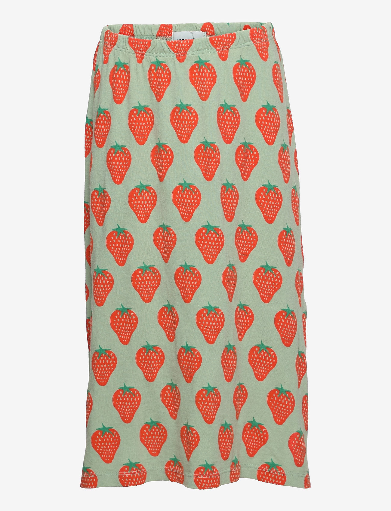 Bobo Choses - Strawberry all over midi skirt - jade green - 0