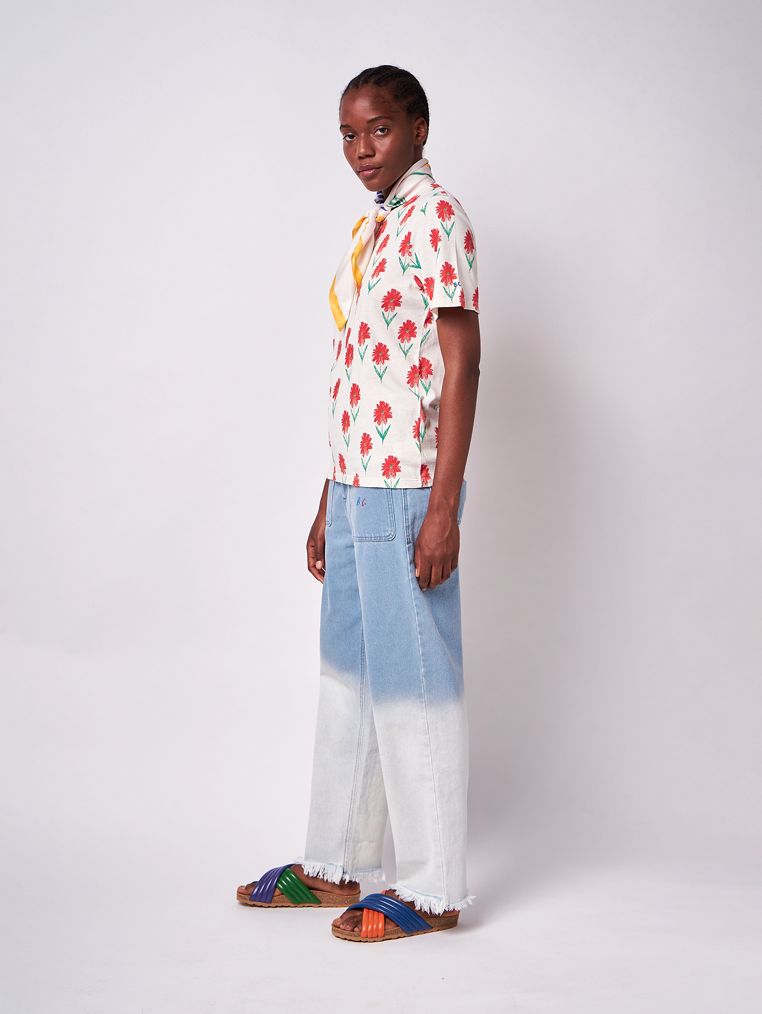 Bobo Choses - Petunia all over T-shirt - offwhite - 3
