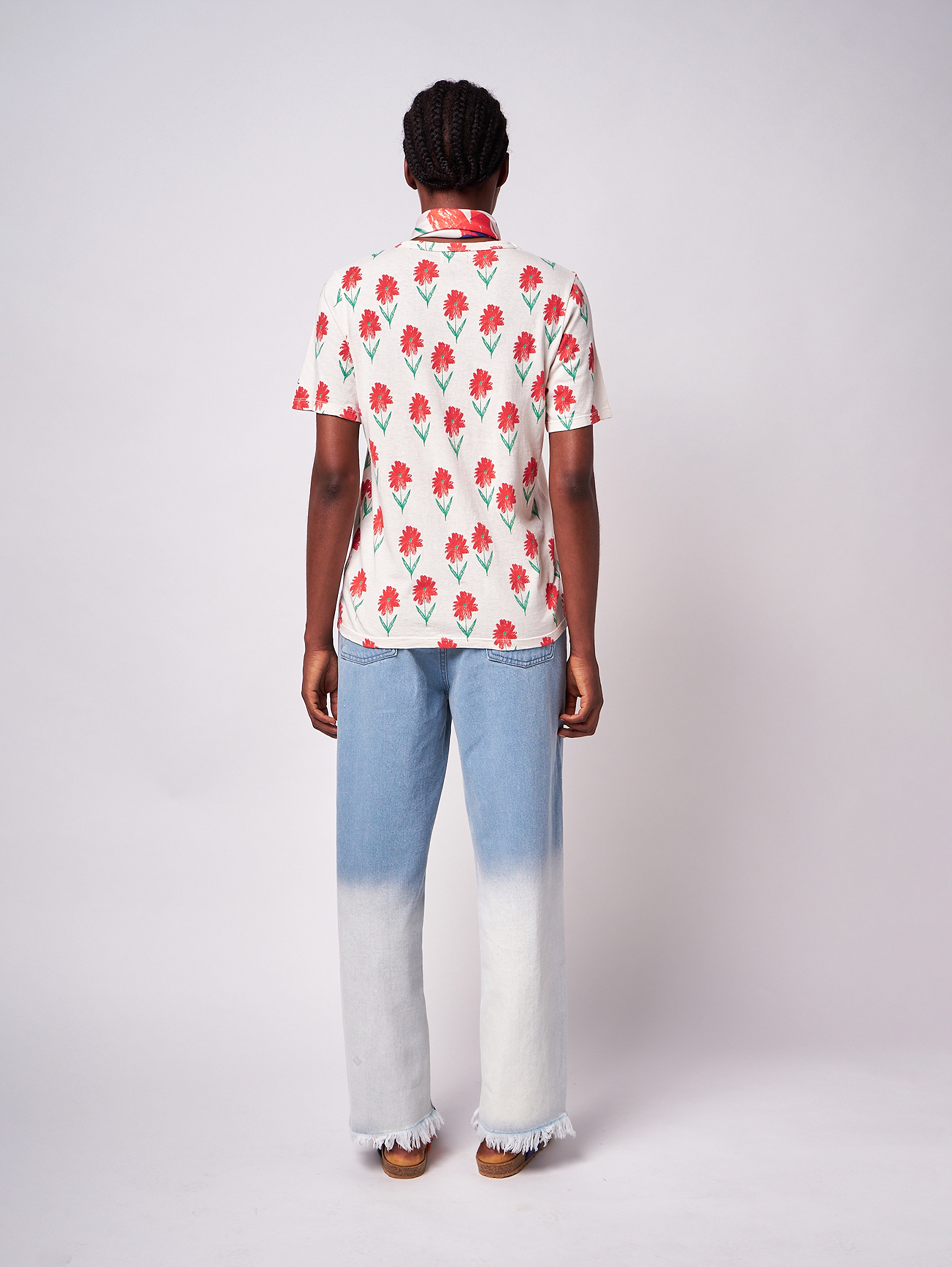 Bobo Choses - Petunia all over T-shirt - offwhite - 4