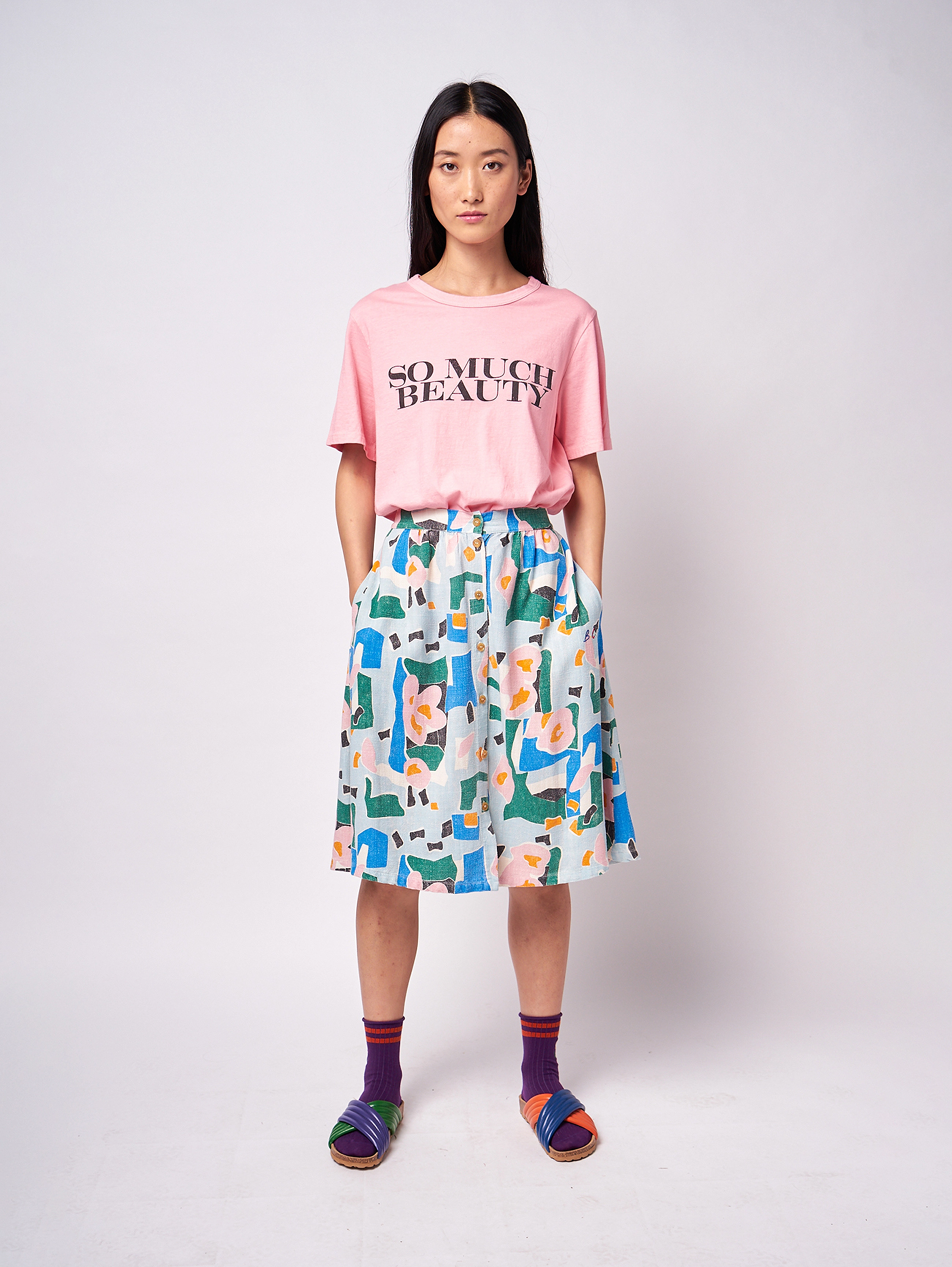 Bobo Choses - I'm a poet T-shirt - pink - 2