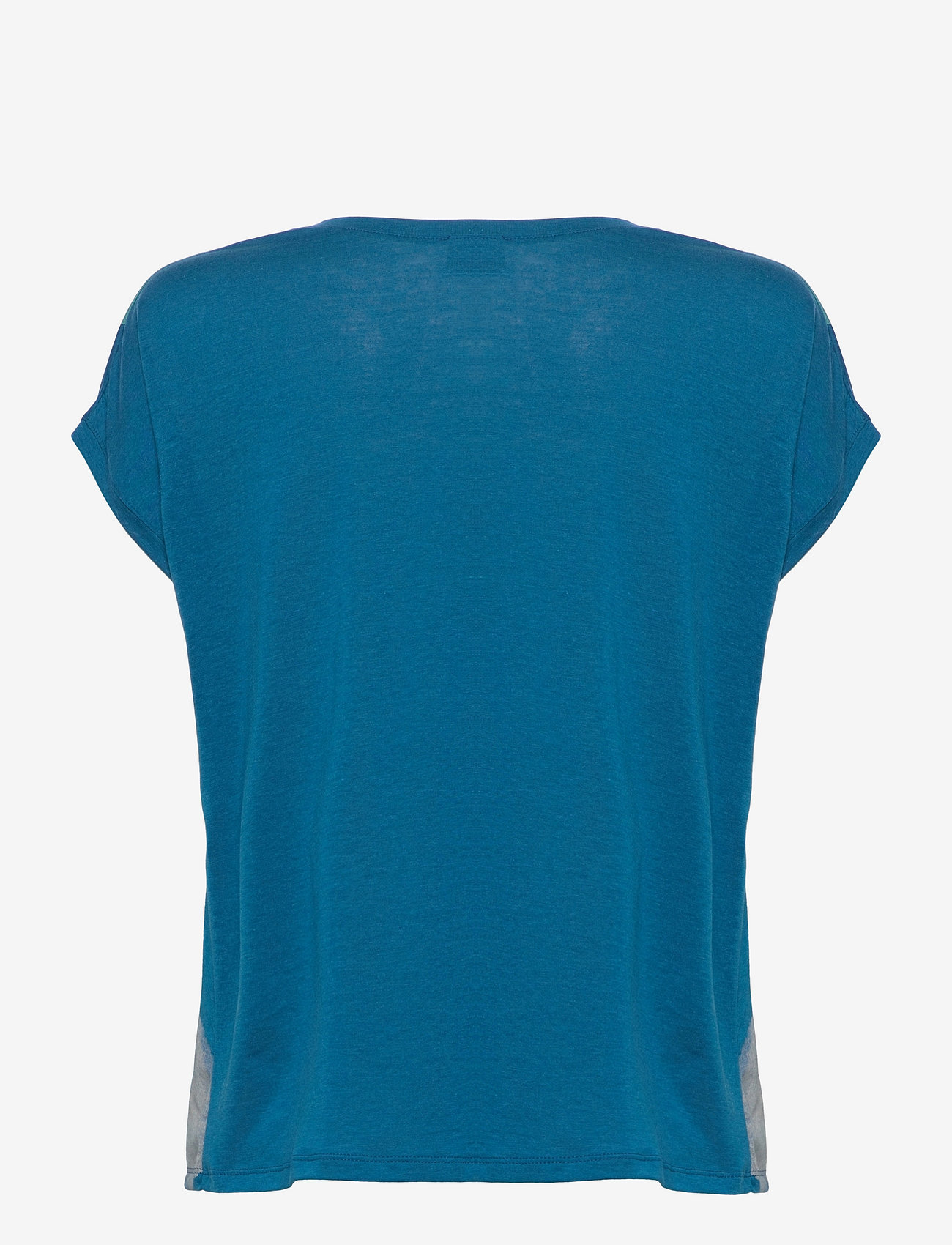 Bobo Choses - Brushstrokes v-neck loose T-shirt - prussian blue - 1