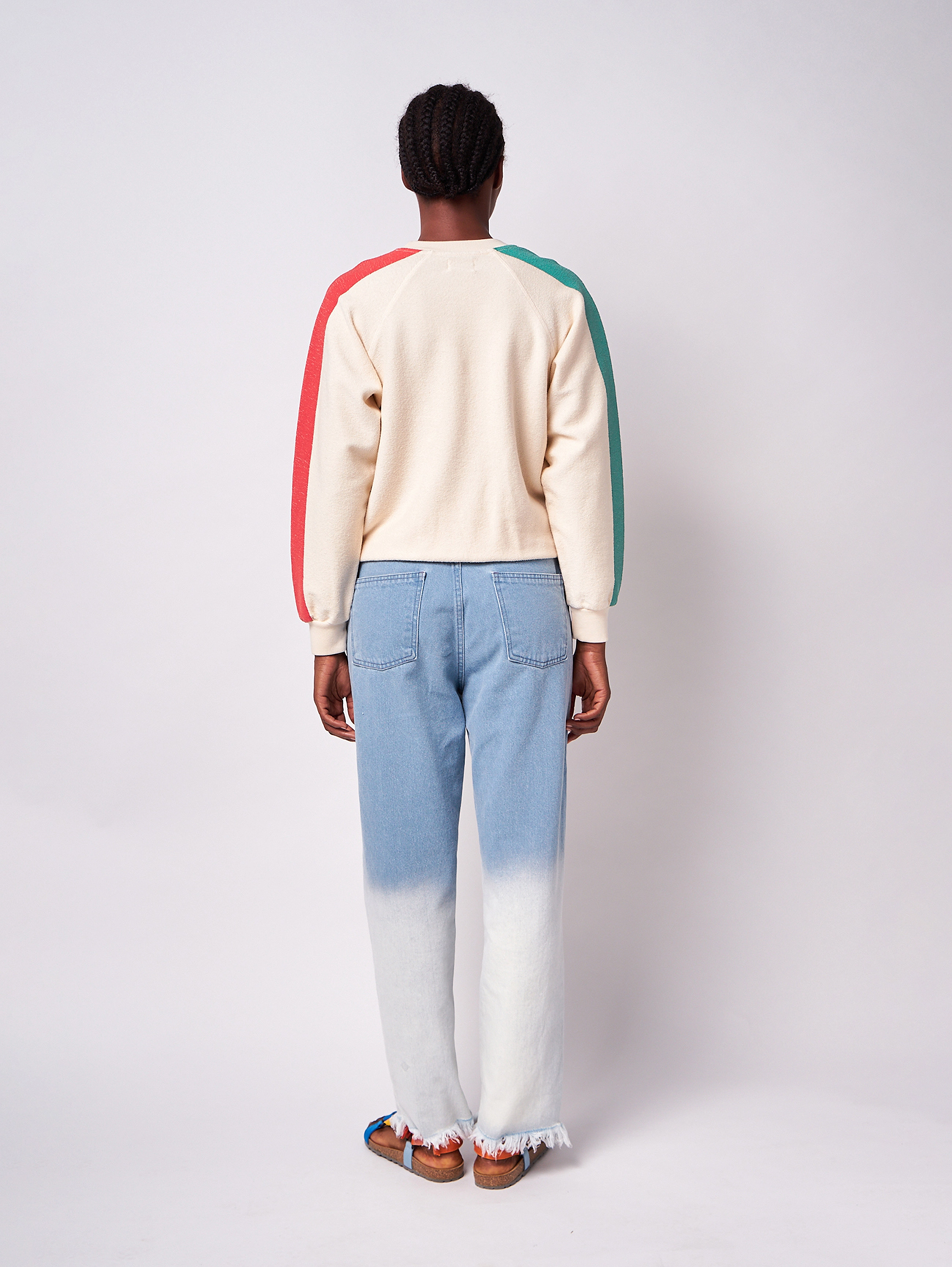 Bobo Choses - Color block sweatshirt - offwhite - 4