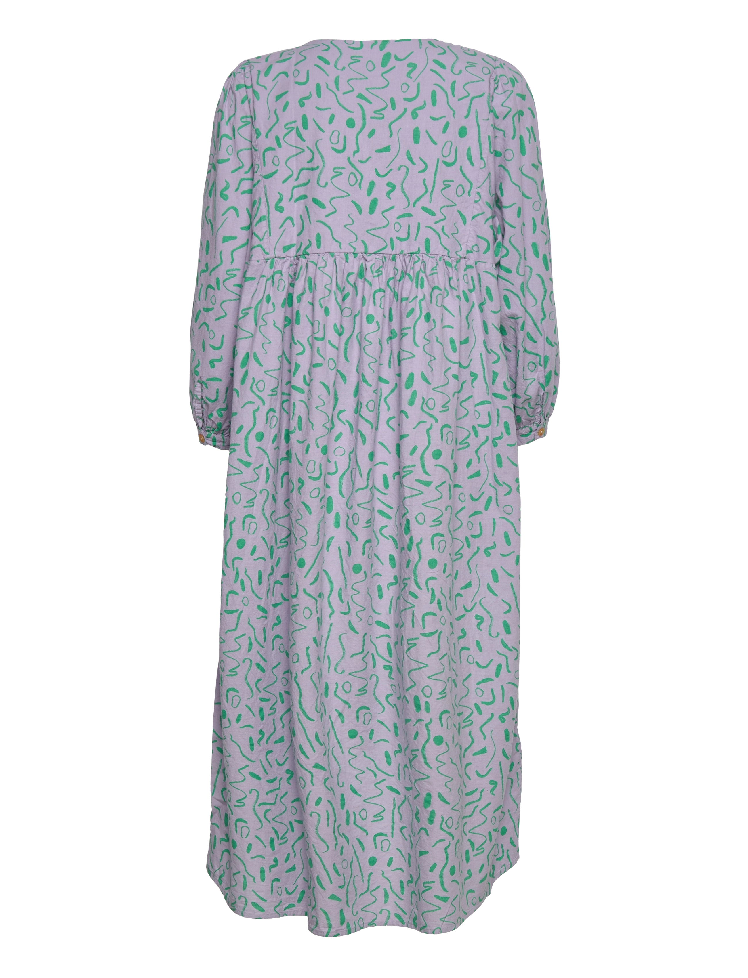 Bobo Choses - Serpentine v-neck long dress - lavender - 1