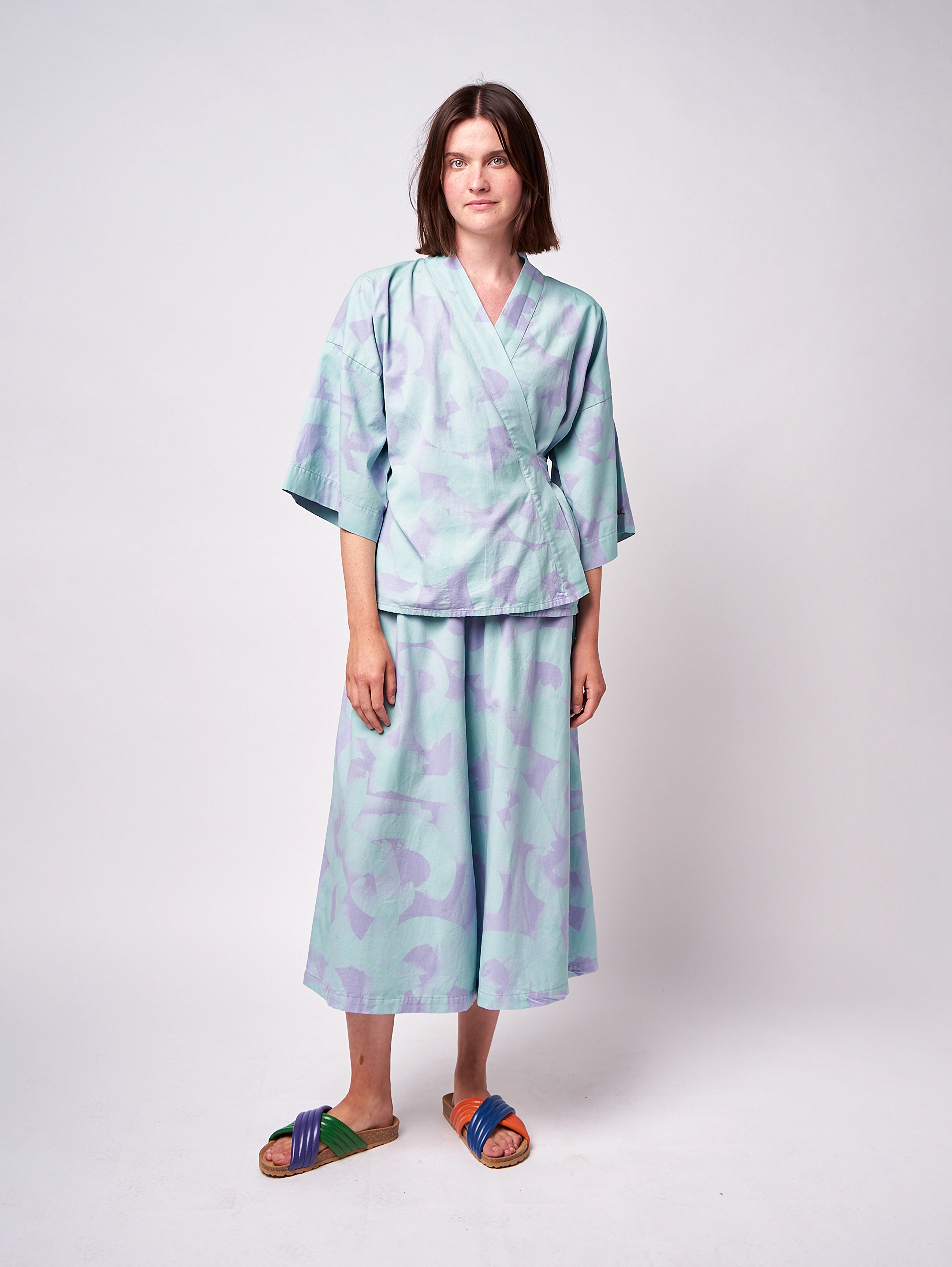 Bobo Choses - Brushstrokes printed culotte - lavender - 2