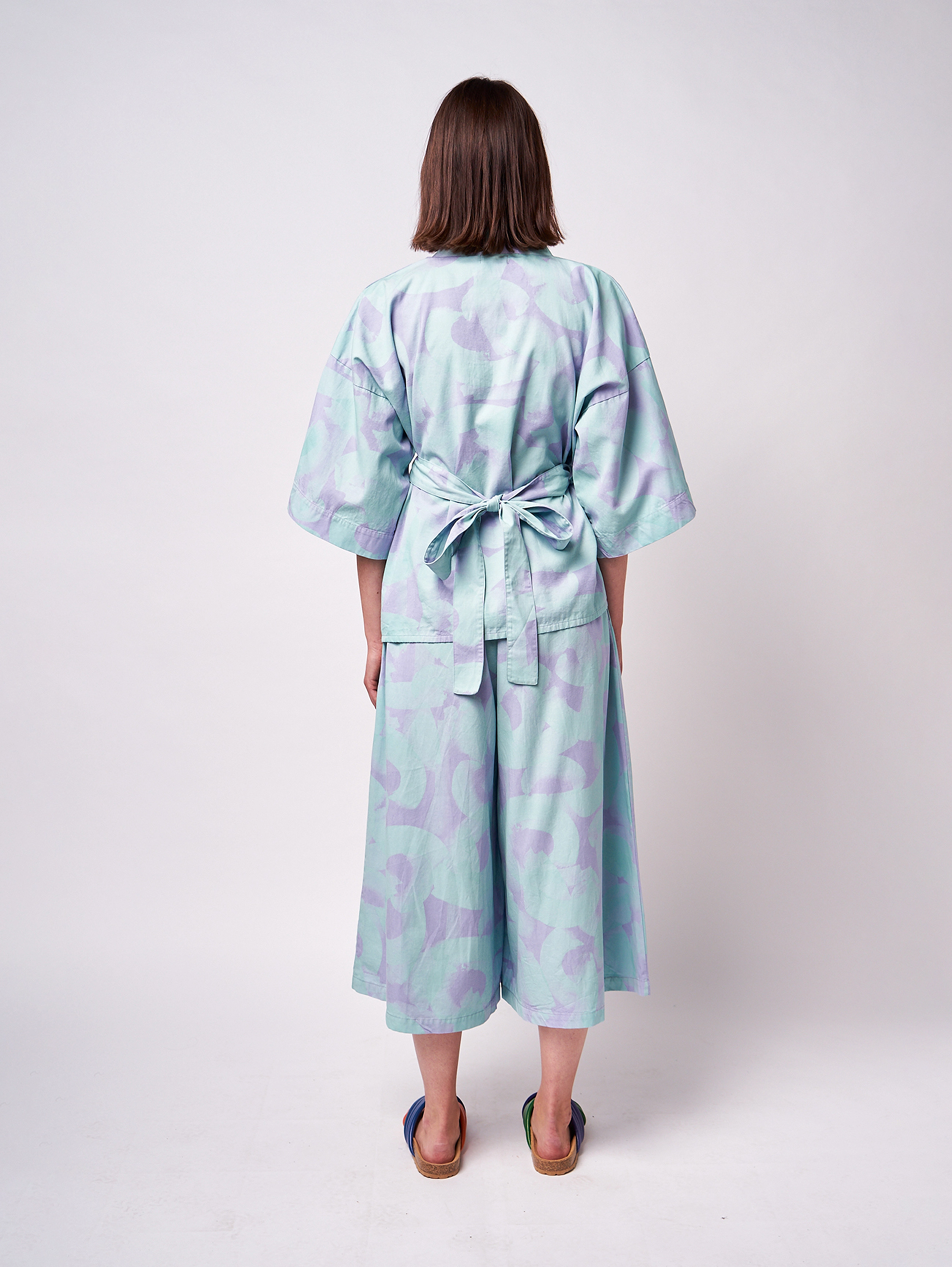 Bobo Choses - Brushstrokes printed culotte - lavender - 4