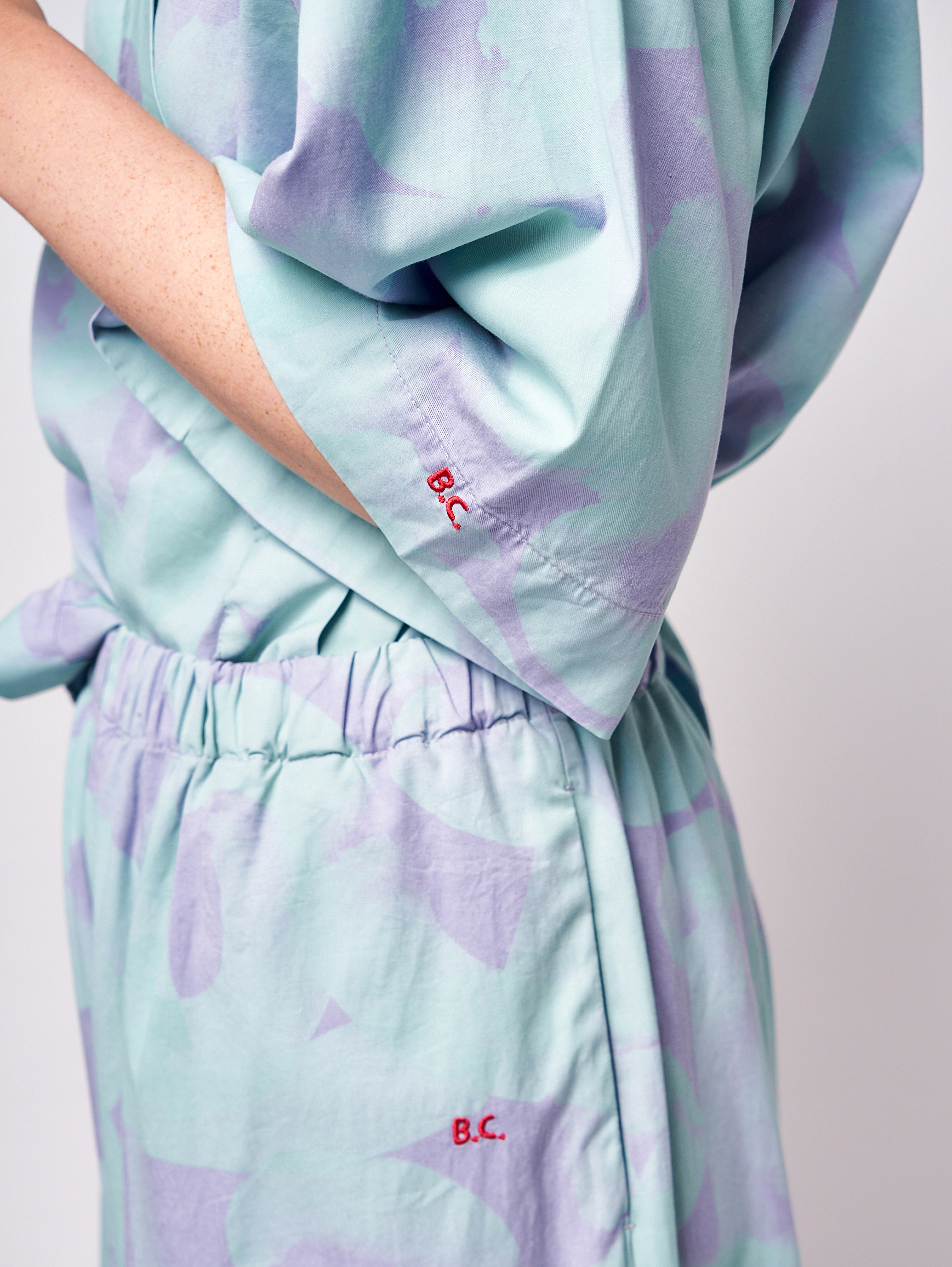 Bobo Choses - Brushstrokes printed culotte - lavender - 5