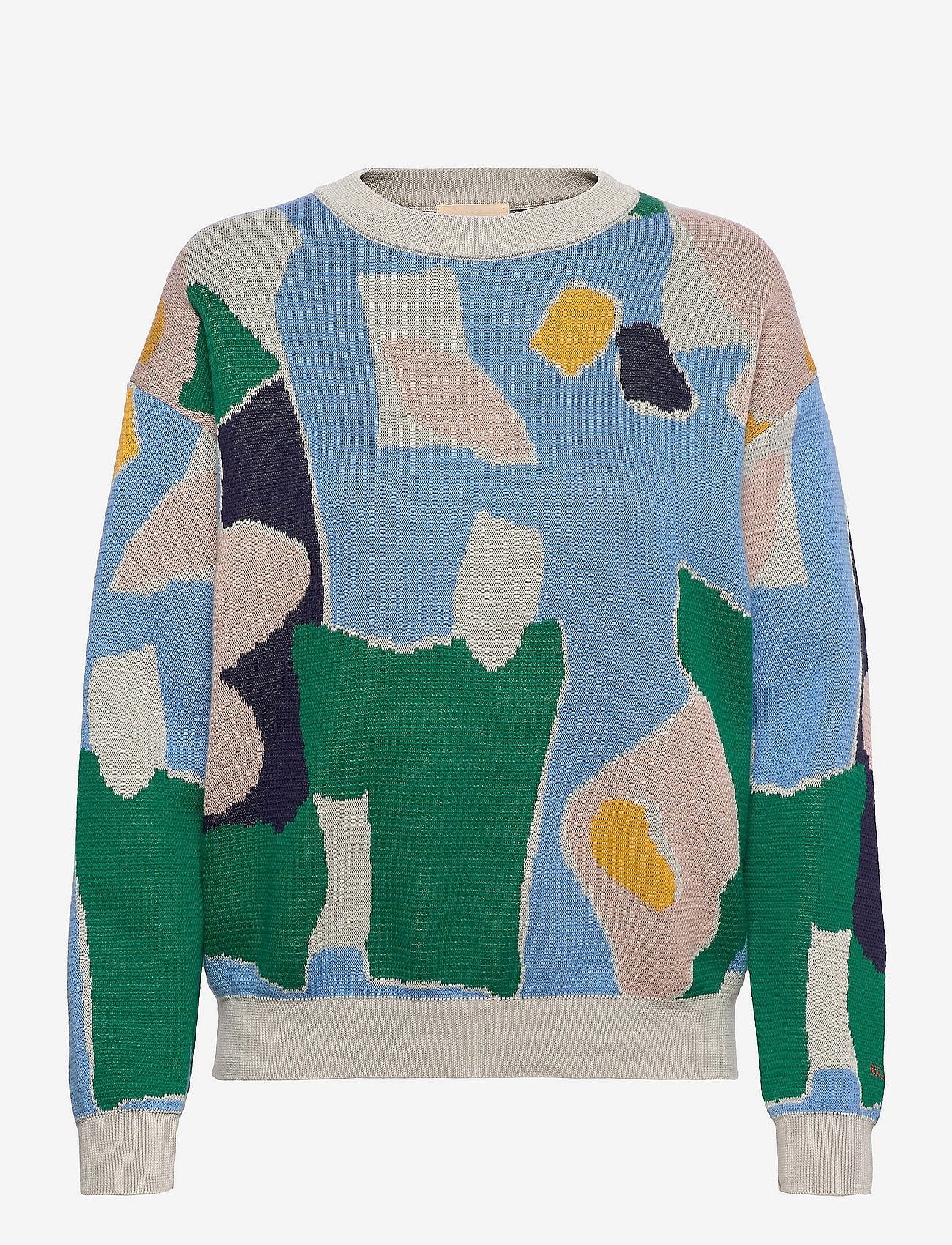 Floral all over jacquard jumper