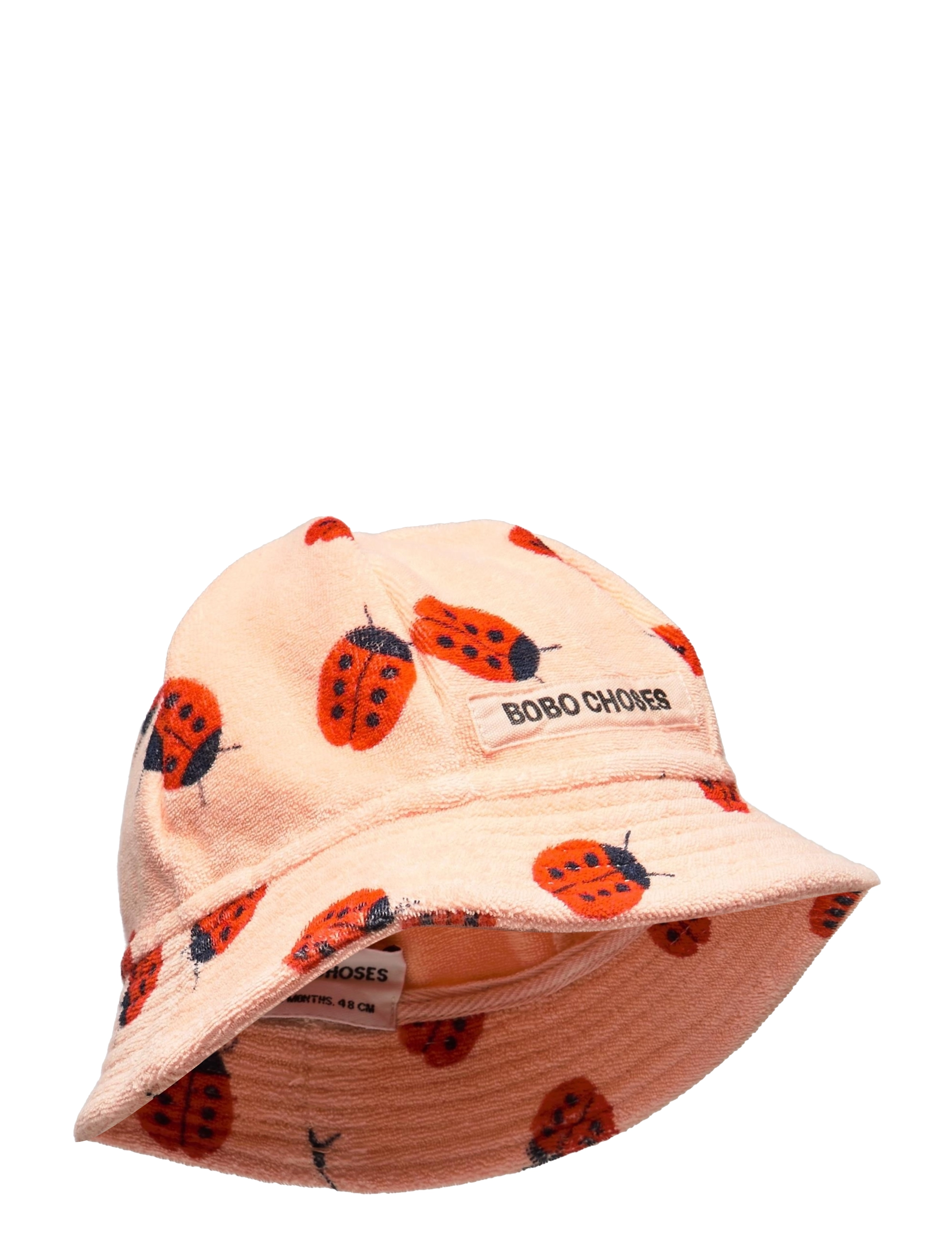 Bobo Choses - Ladybug all over hat - peach - 0