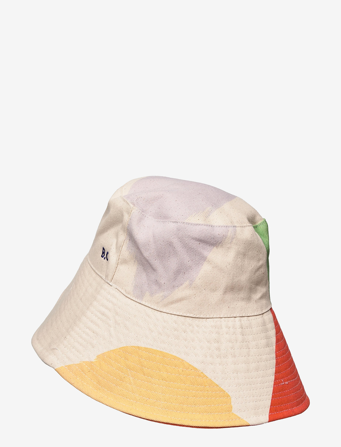 Bobo Choses - Brushstrokes cotton hat - beige - 1