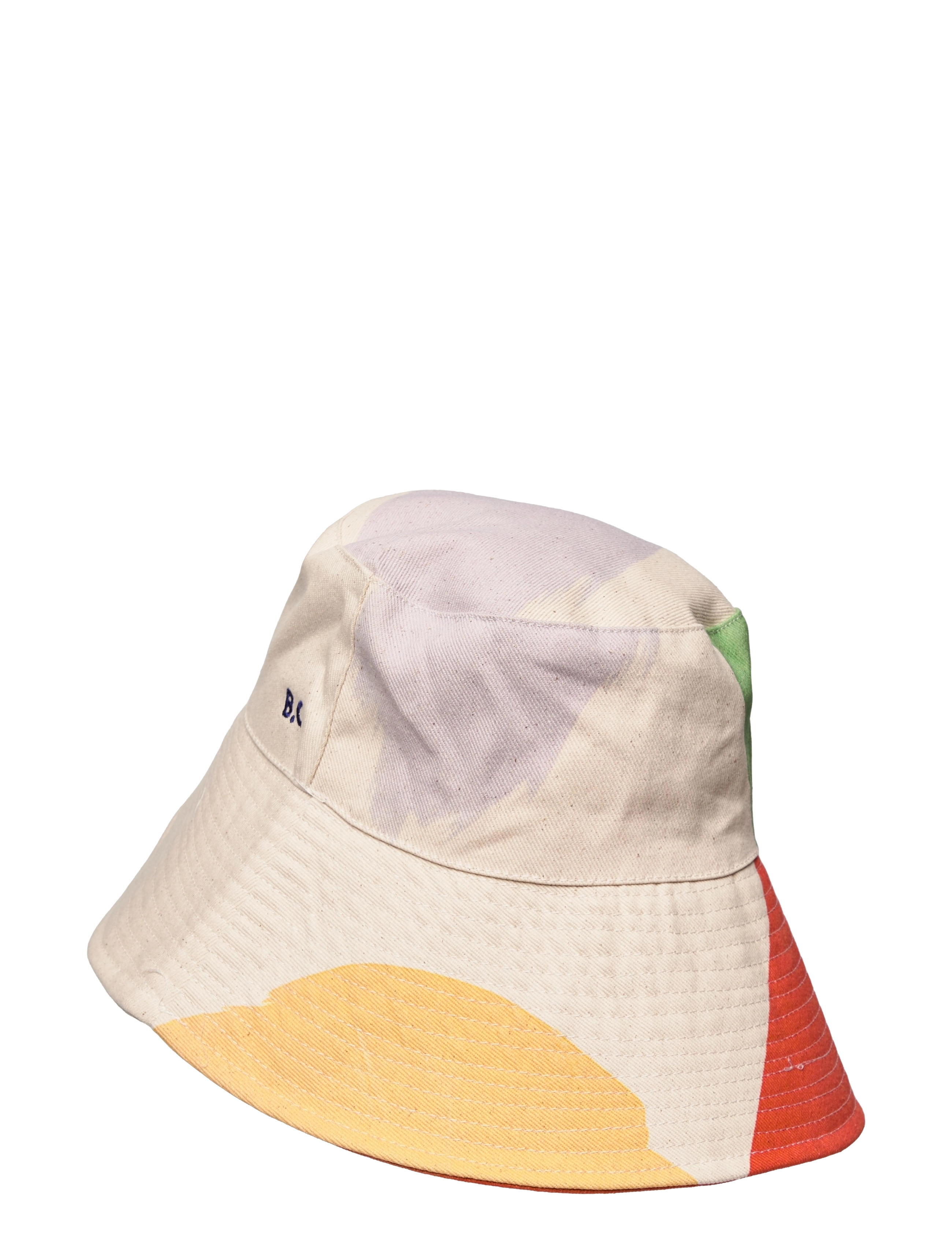 Bobo Choses - Brushstrokes cotton hat - beige - 1