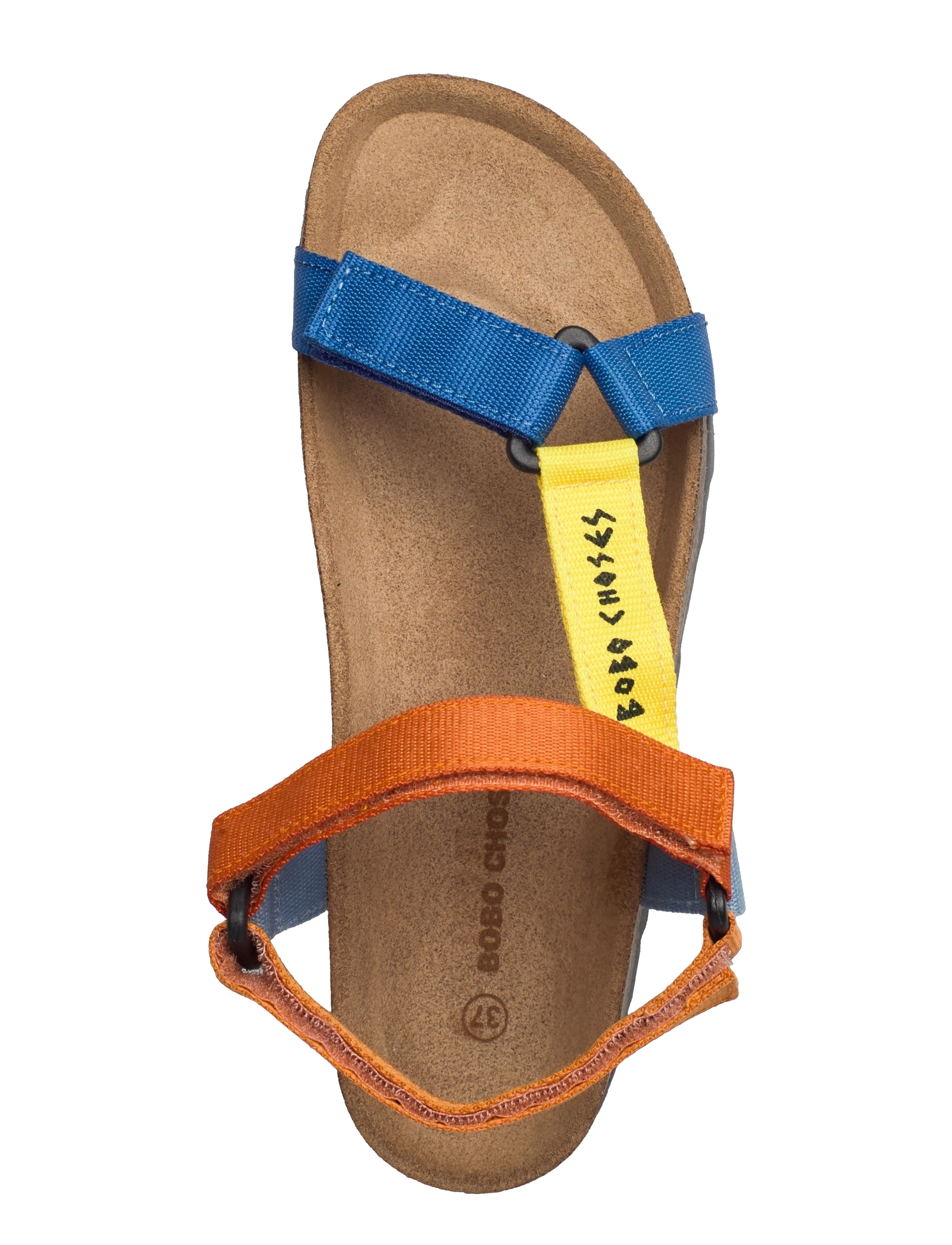 Bobo Choses - Color block velcro-strap sandals - multicolor - 3
