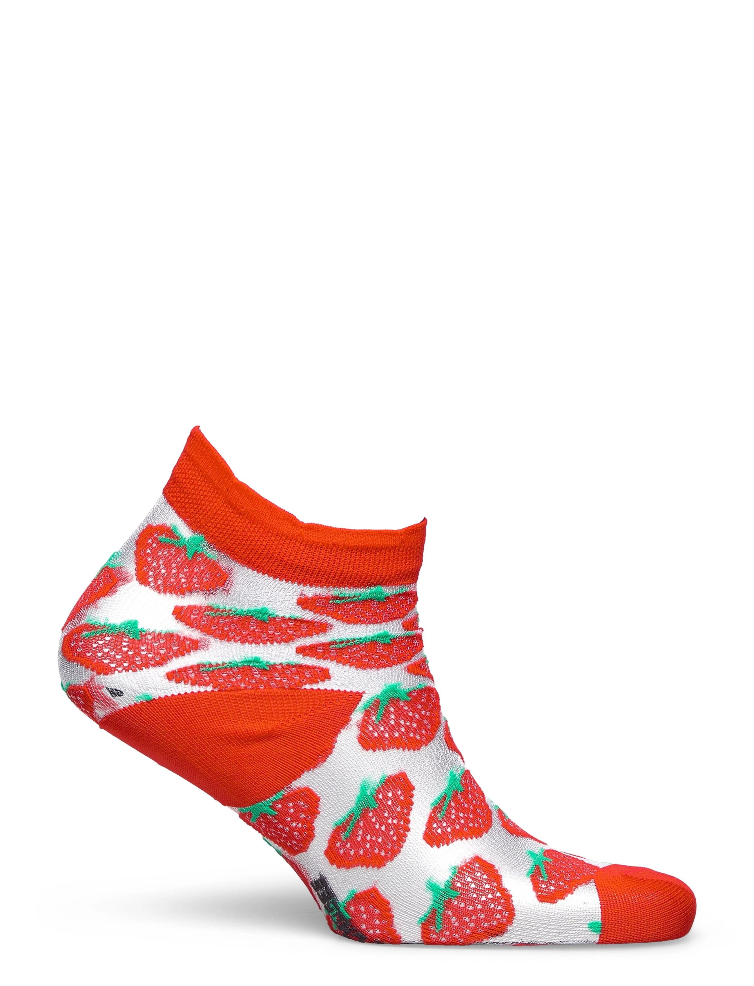 Bobo Choses - Strawberry transparent short socks - red - 1