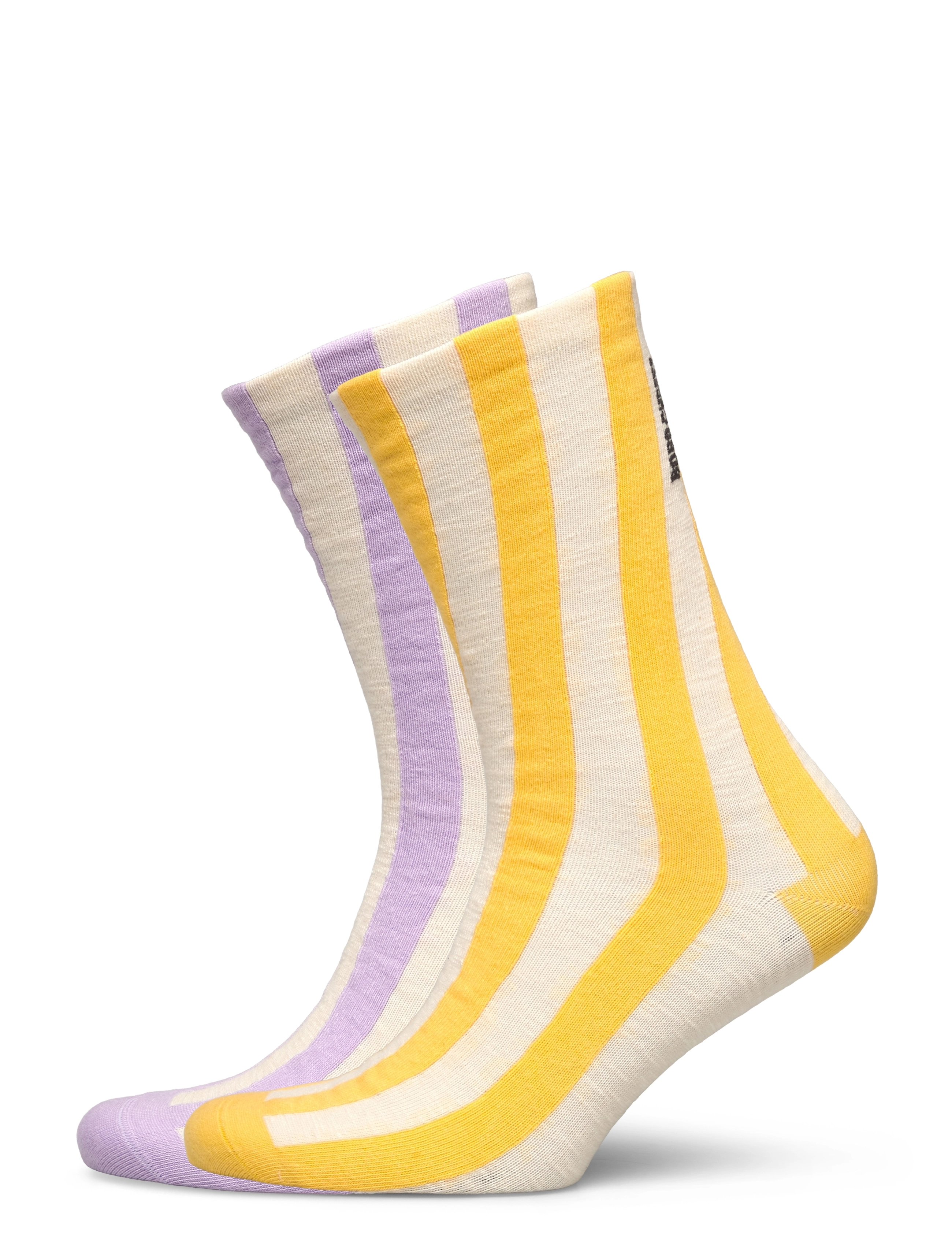 Striped 2-pack long socks - MULTICOLOR