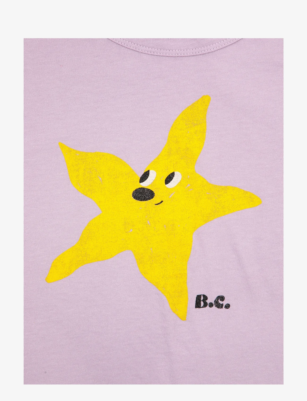 Bobo Choses - Starfish T-shirt - short-sleeved - purple - 1